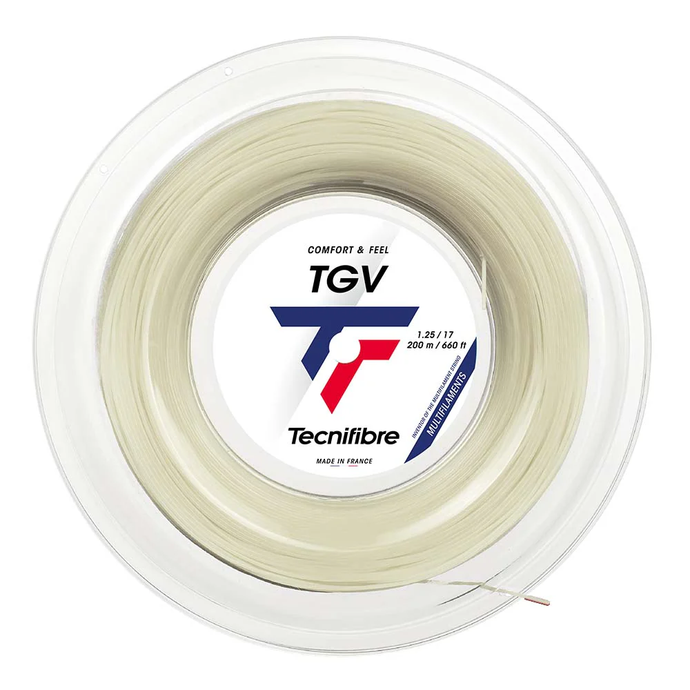 Tecnifibre TGV 17/1.25 Natural Tennis String Reel
