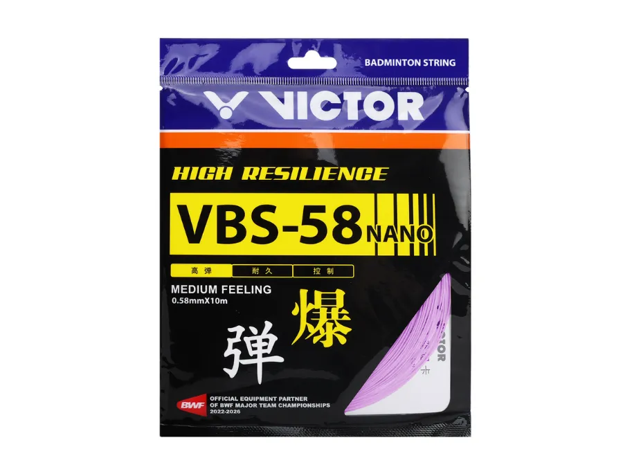Cordage de badminton Victor VBS-58 Nano - 0,58 mm x 10 m