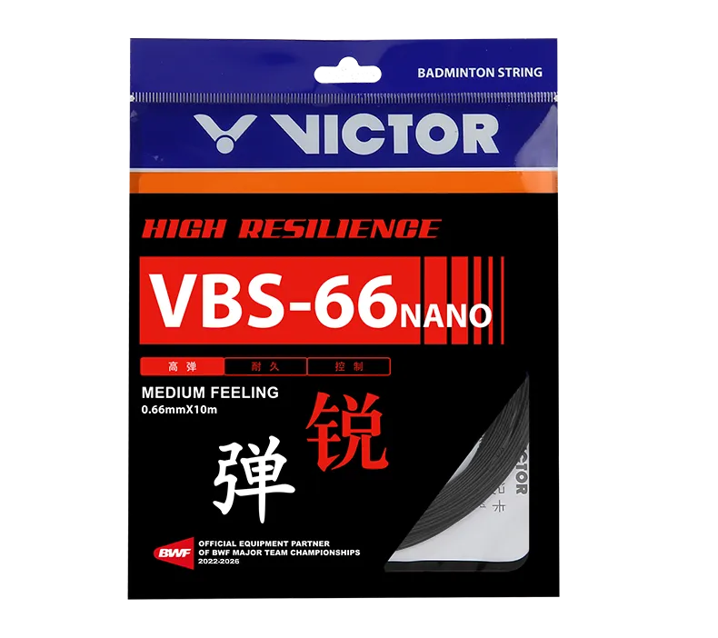 Cordage de badminton Victor VBS-66 Nano - 0,66 mm x 10 m
