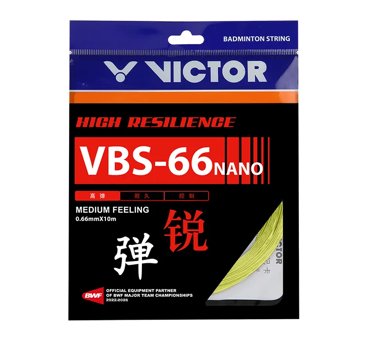 Cordage de badminton Victor VBS-66 Nano - 0,66 mm x 10 m