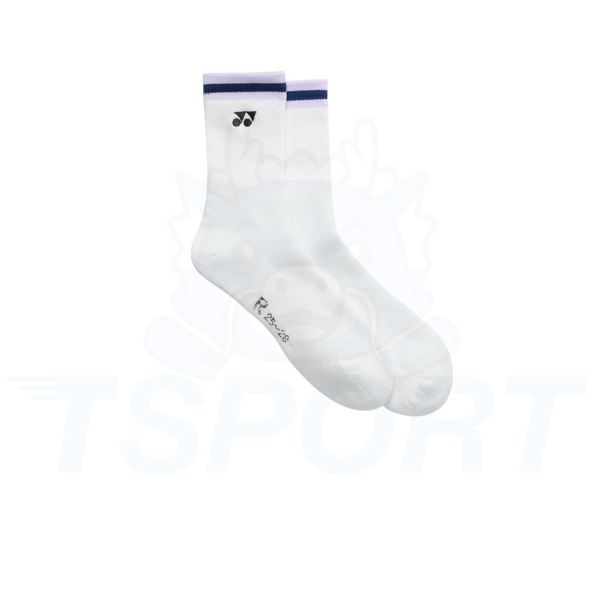 Yonex Sport Crew Socks 19252YX - Pale Lilac