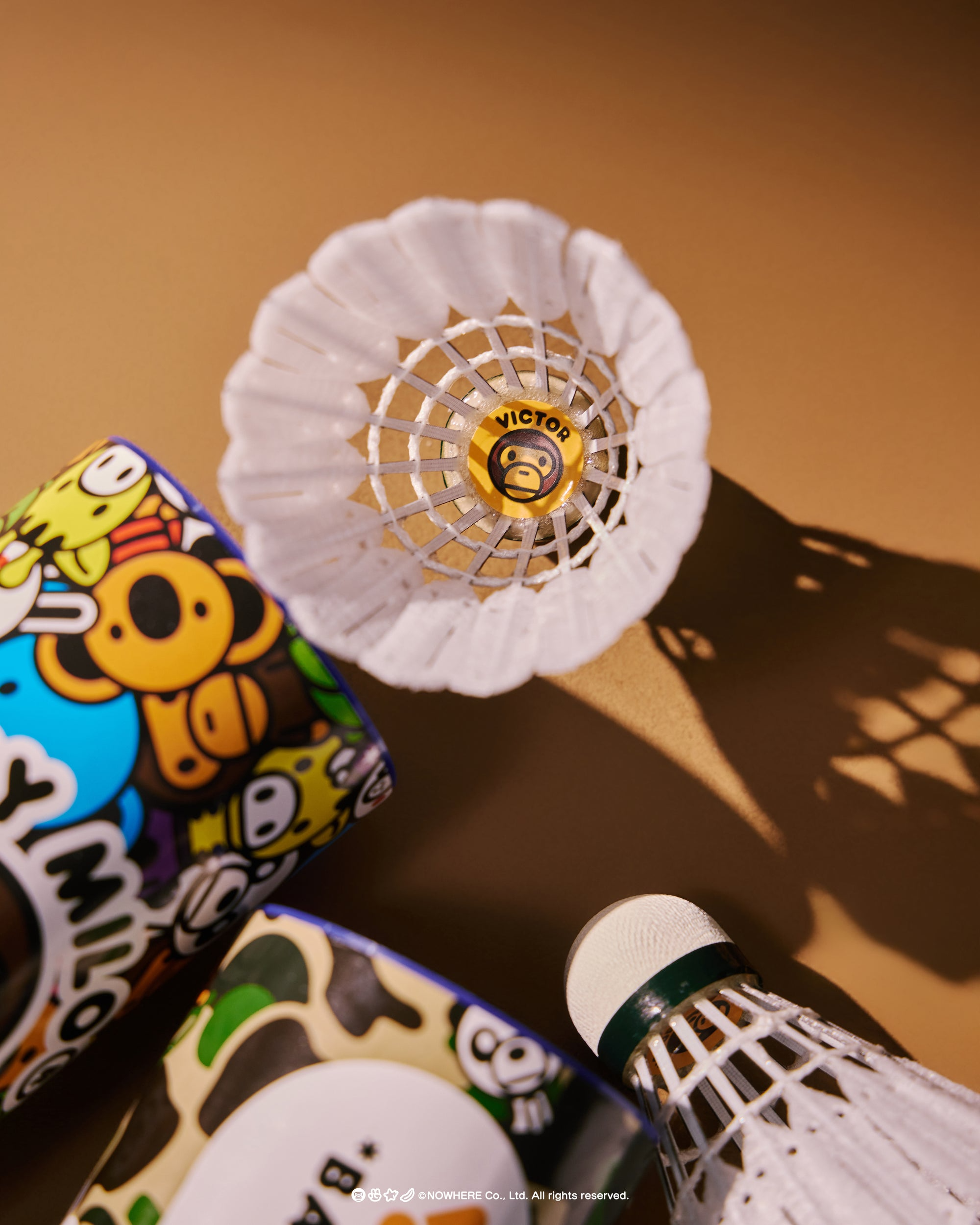 Volants de badminton synthétiques Victor X Baby Milo Store NCS Pro (Camo Singe)