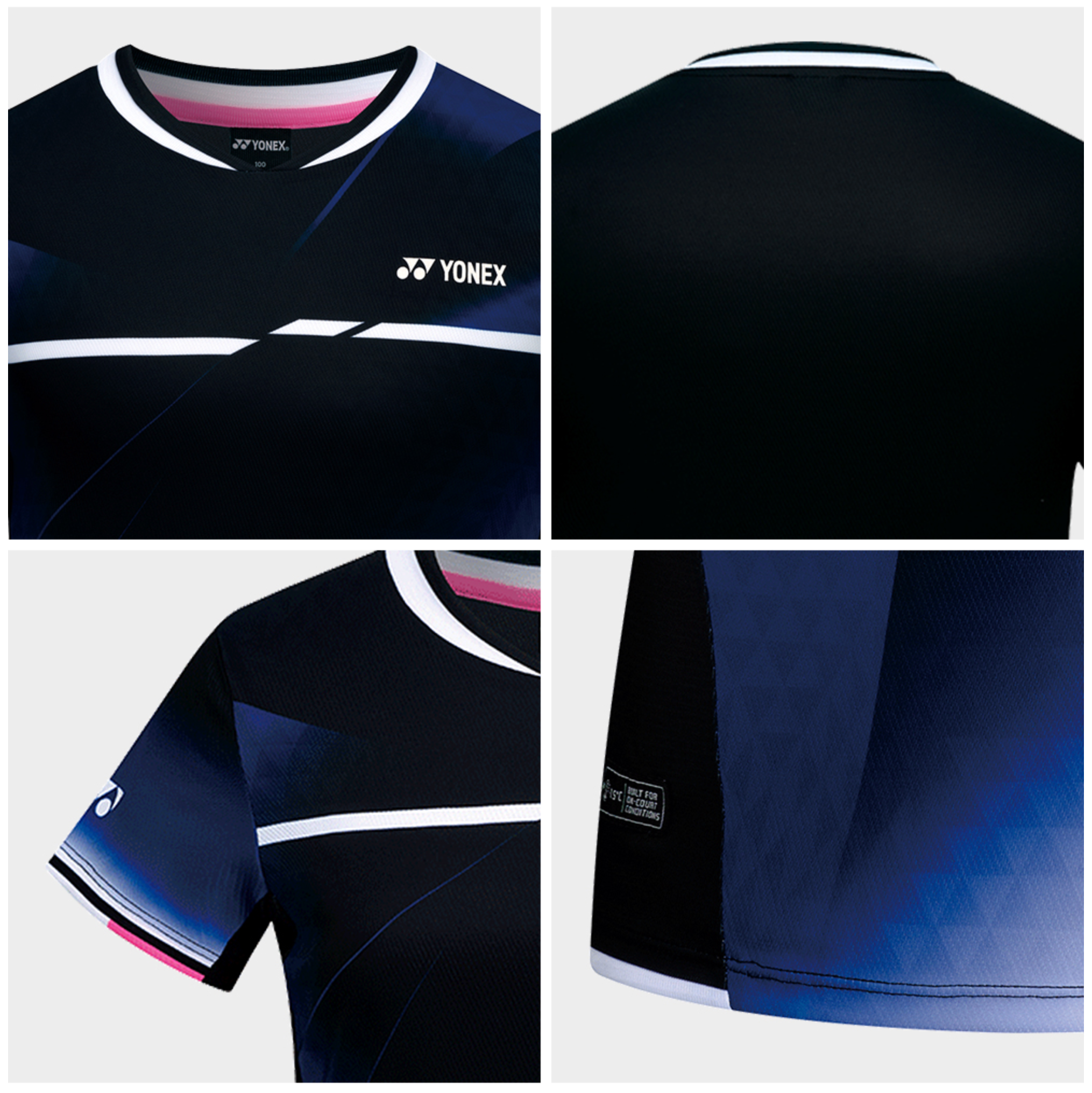 T-shirt à manches courtes Yonex 253TS020F pour femme