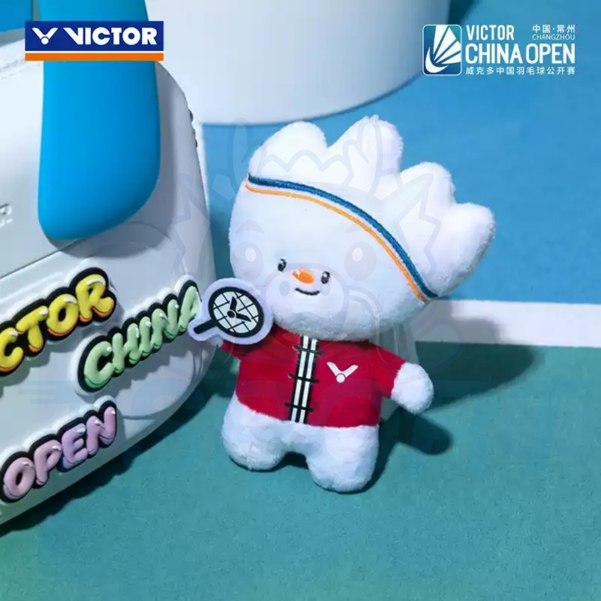 Victor x China Open 2026 Bag Charm PG6045CO26 - Crimson Glow