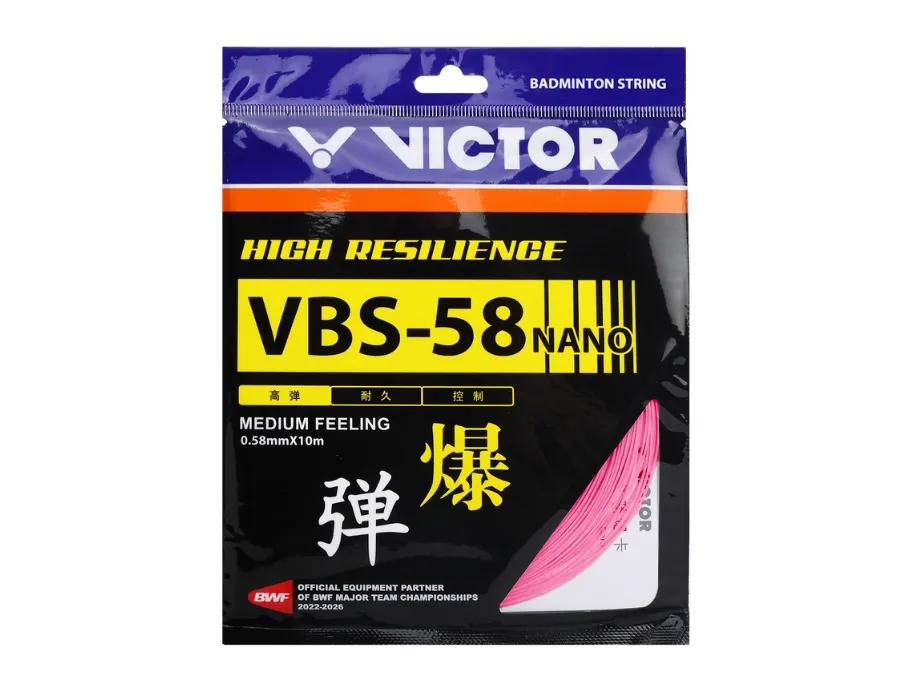 Cordage de badminton Victor VBS-58 Nano - 0,58 mm x 10 m