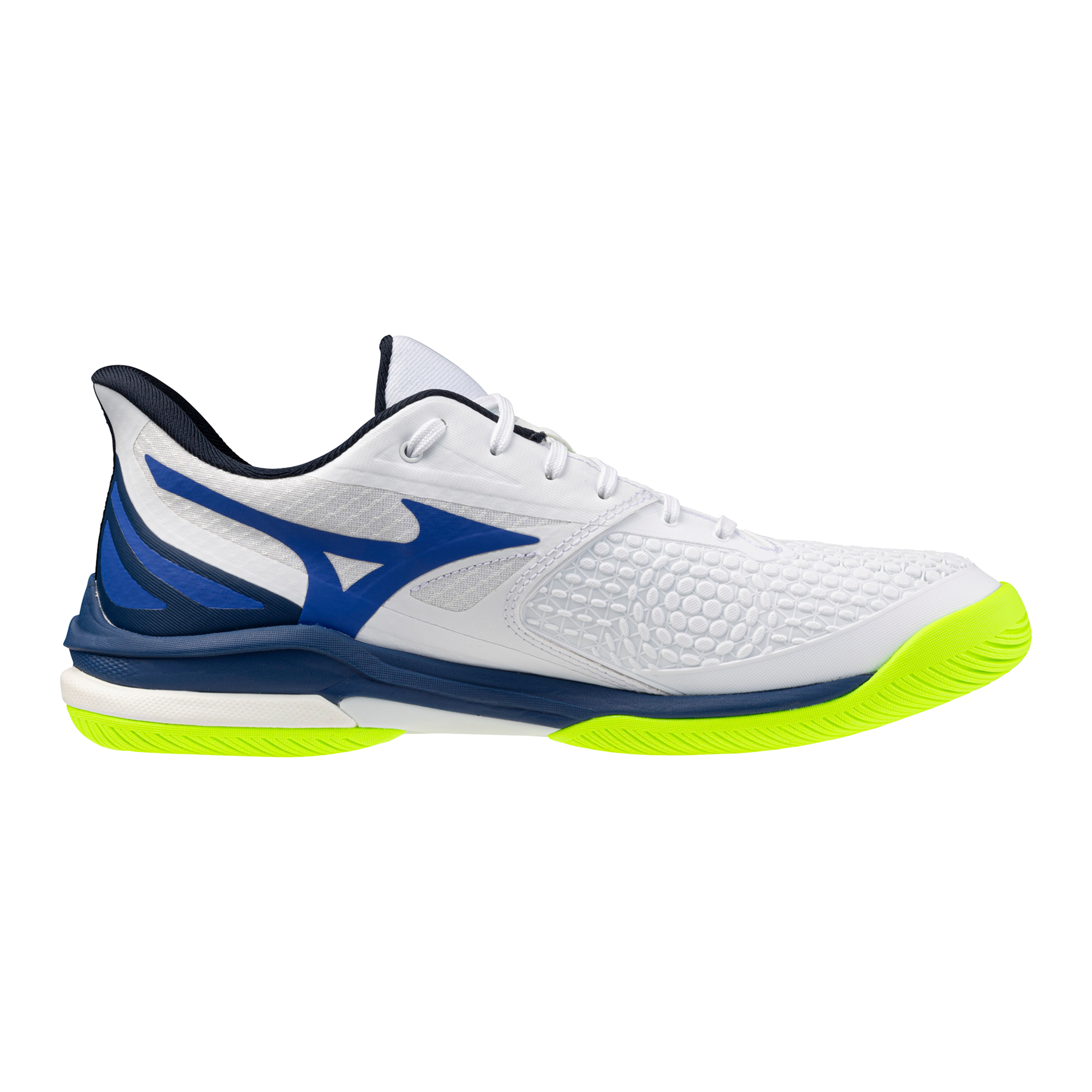 Mizuno Wave Exceed Tour 7 AC Men's Tennis Shoe - White-Dazzling Blue (005B)