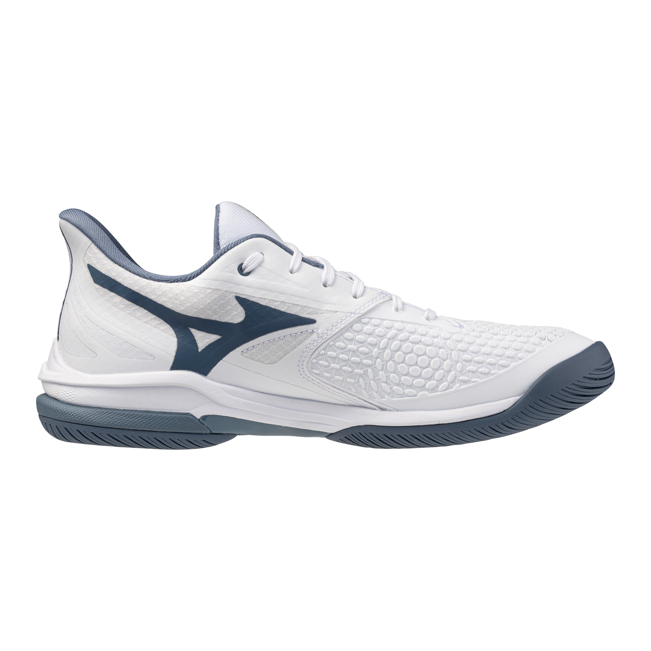 Mizuno Wave Exceed Tour 7 AC Men's Tennis Shoe - White-China Blue (00CL)
