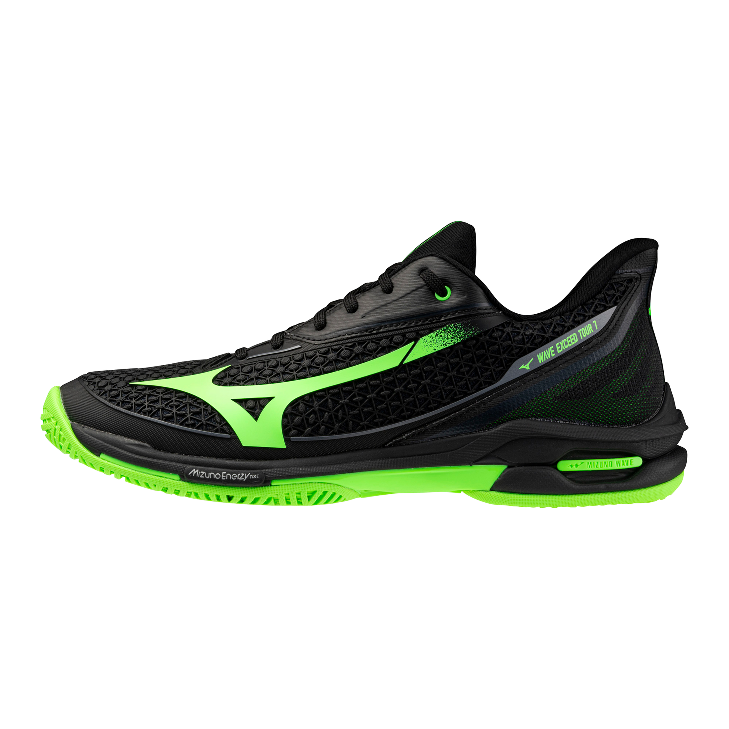 Mizuno Wave Exceed Tour 7 AC Men's Tennis Shoe - Black-Glowing Apple (9049)