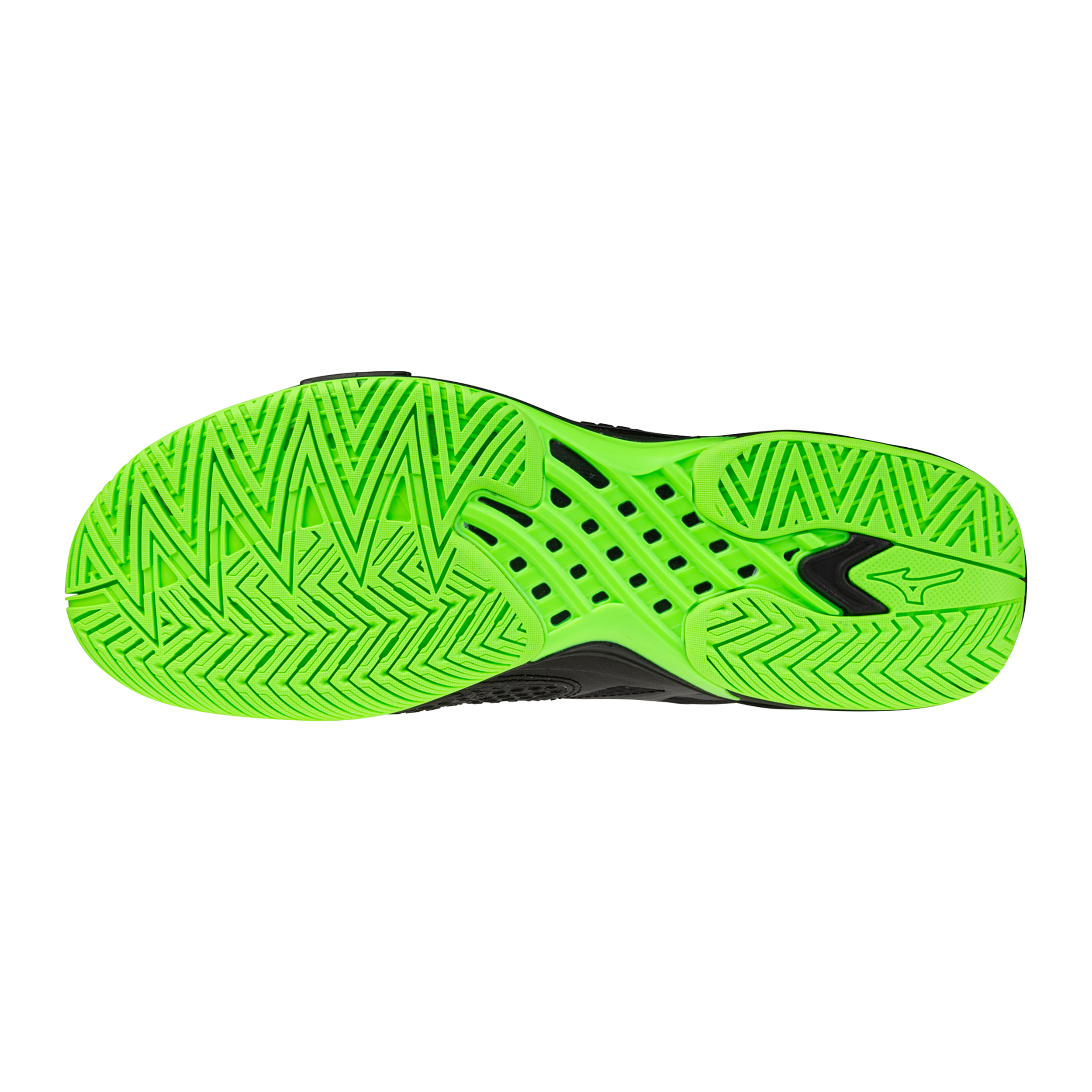 Chaussures de tennis Mizuno Wave Exceed Tour 7 AC pour homme - Black-Glowing Apple (9049)