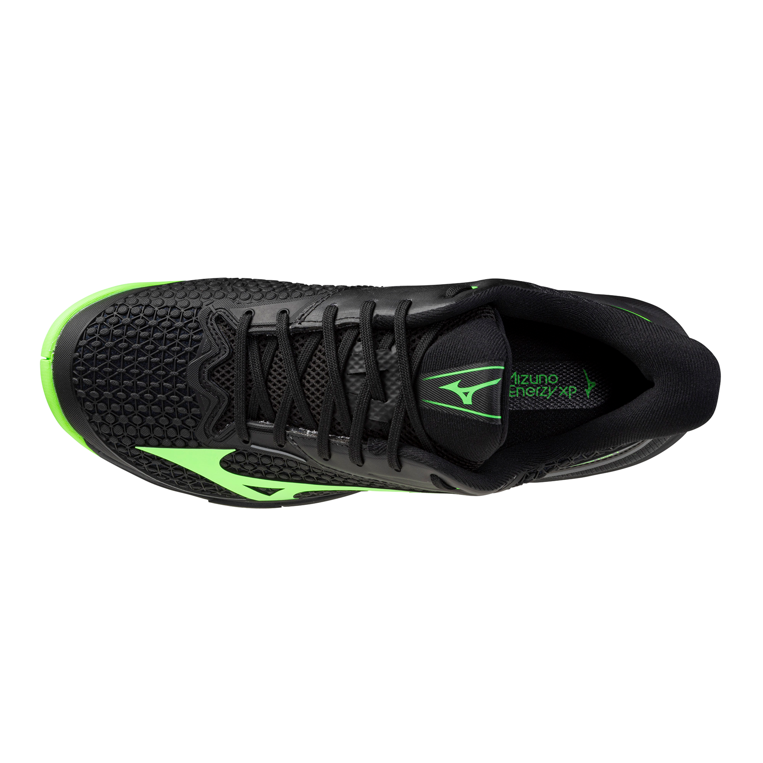 Chaussures de tennis Mizuno Wave Exceed Tour 7 AC pour homme - Black-Glowing Apple (9049)