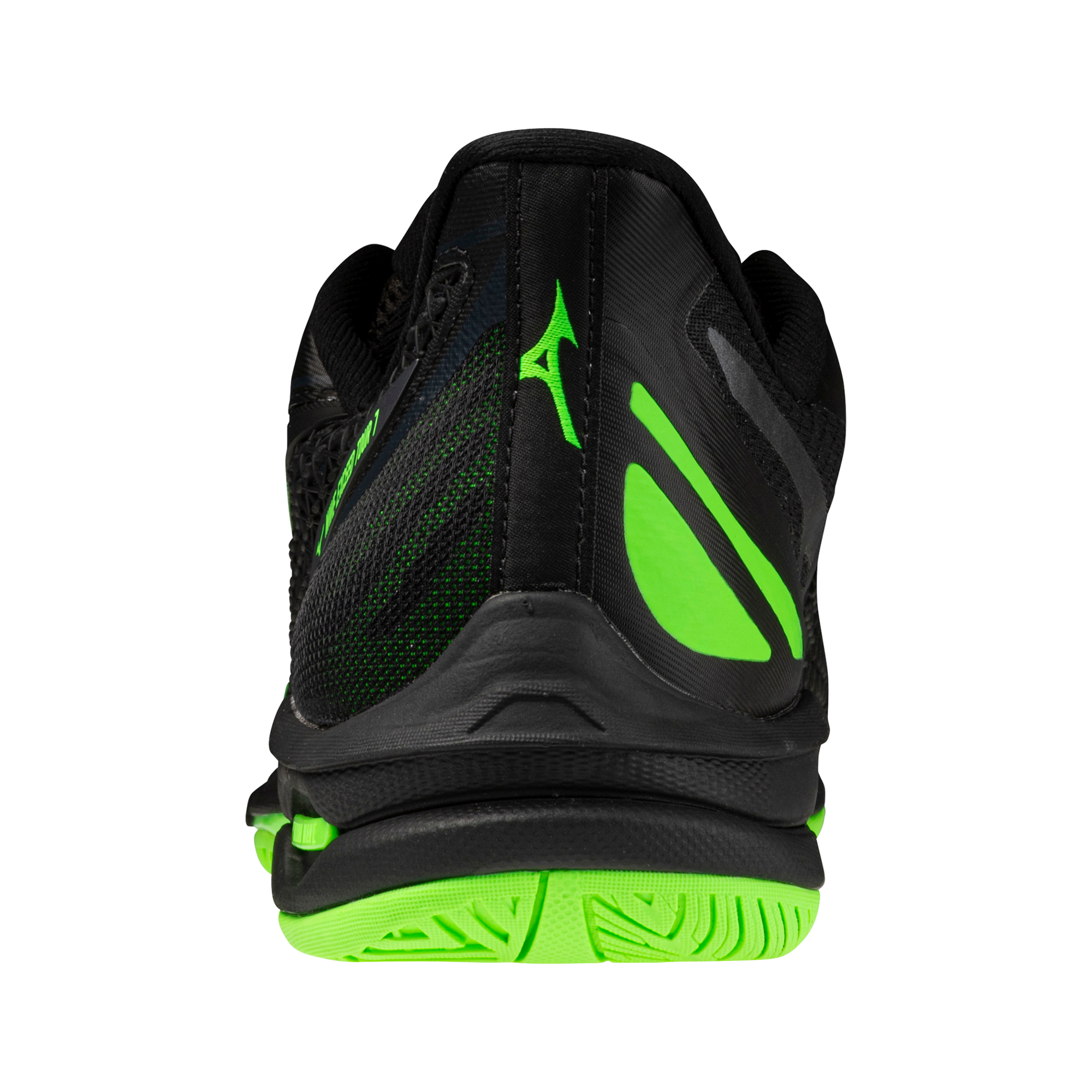 Chaussures de tennis Mizuno Wave Exceed Tour 7 AC pour homme - Black-Glowing Apple (9049)