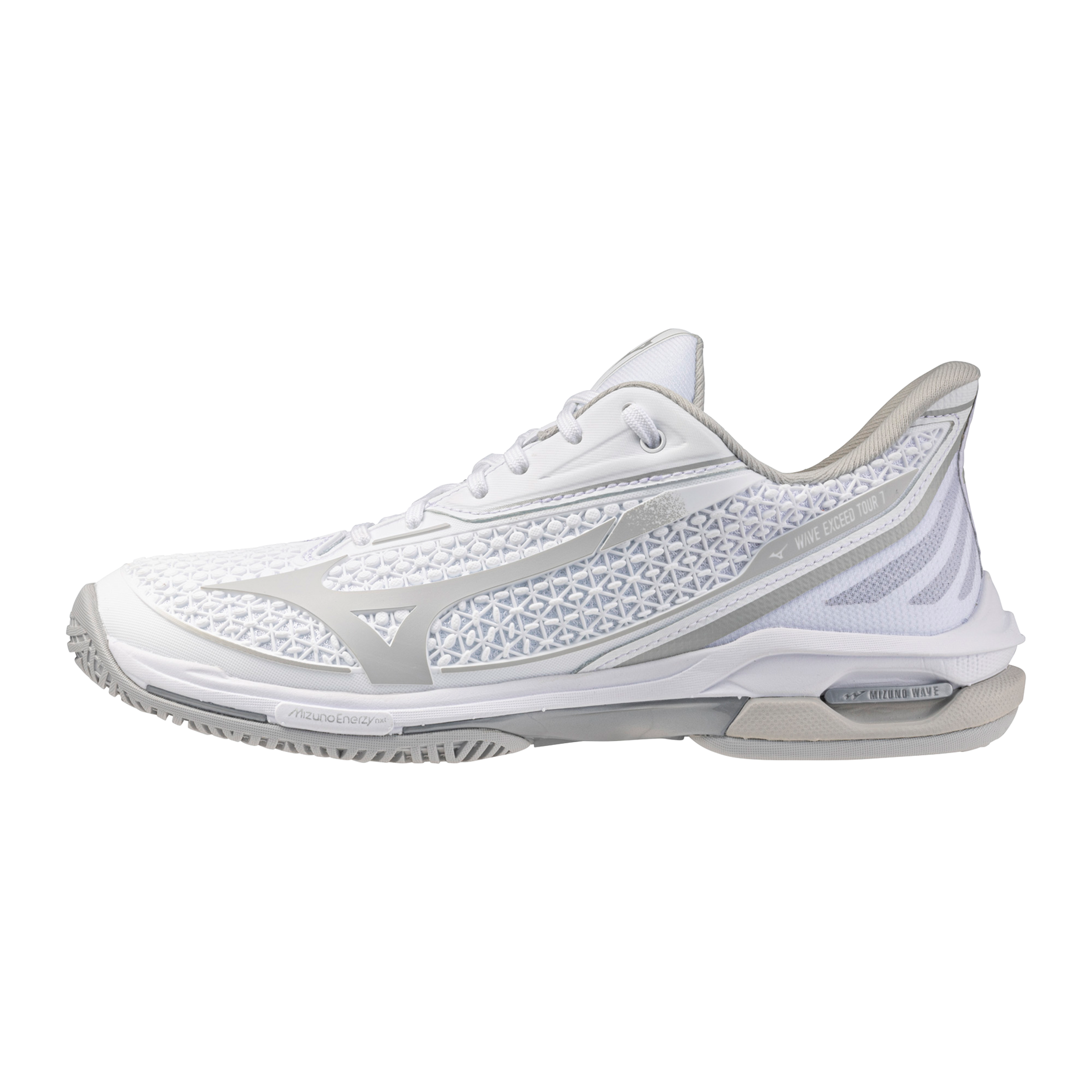 Mizuno Wave Exceed Tour 7 AC Women's Tennis Shoe - White-Harbor Mist (00HM)