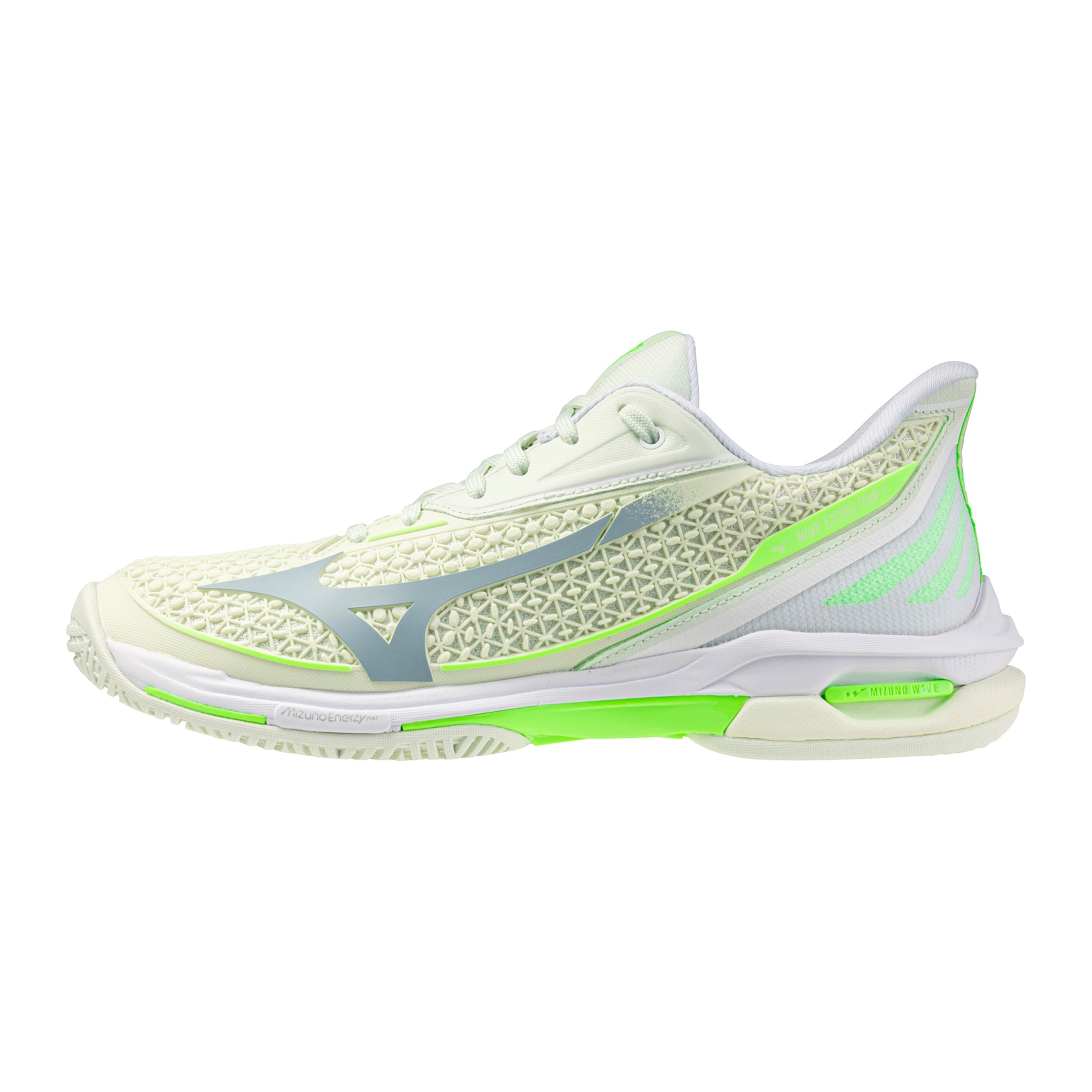 Mizuno Wave Exceed Tour 7 AC Women's Tennis Shoe - Phantom Green-Glowing Apple (4F49))