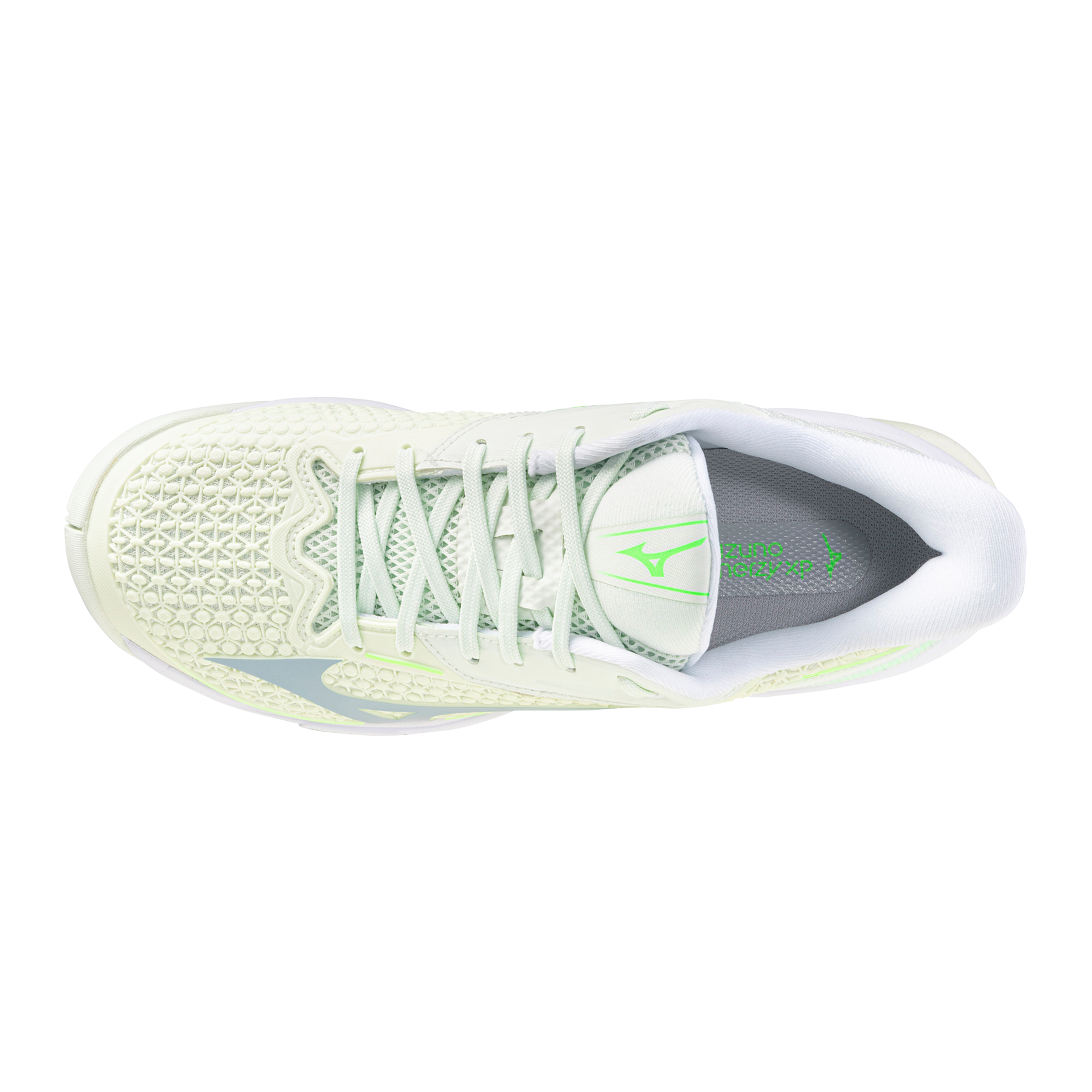 Chaussures de tennis femme Mizuno Wave Exceed Tour 7 AC - Vert Fantôme-Pomme Lumineuse (4F49)