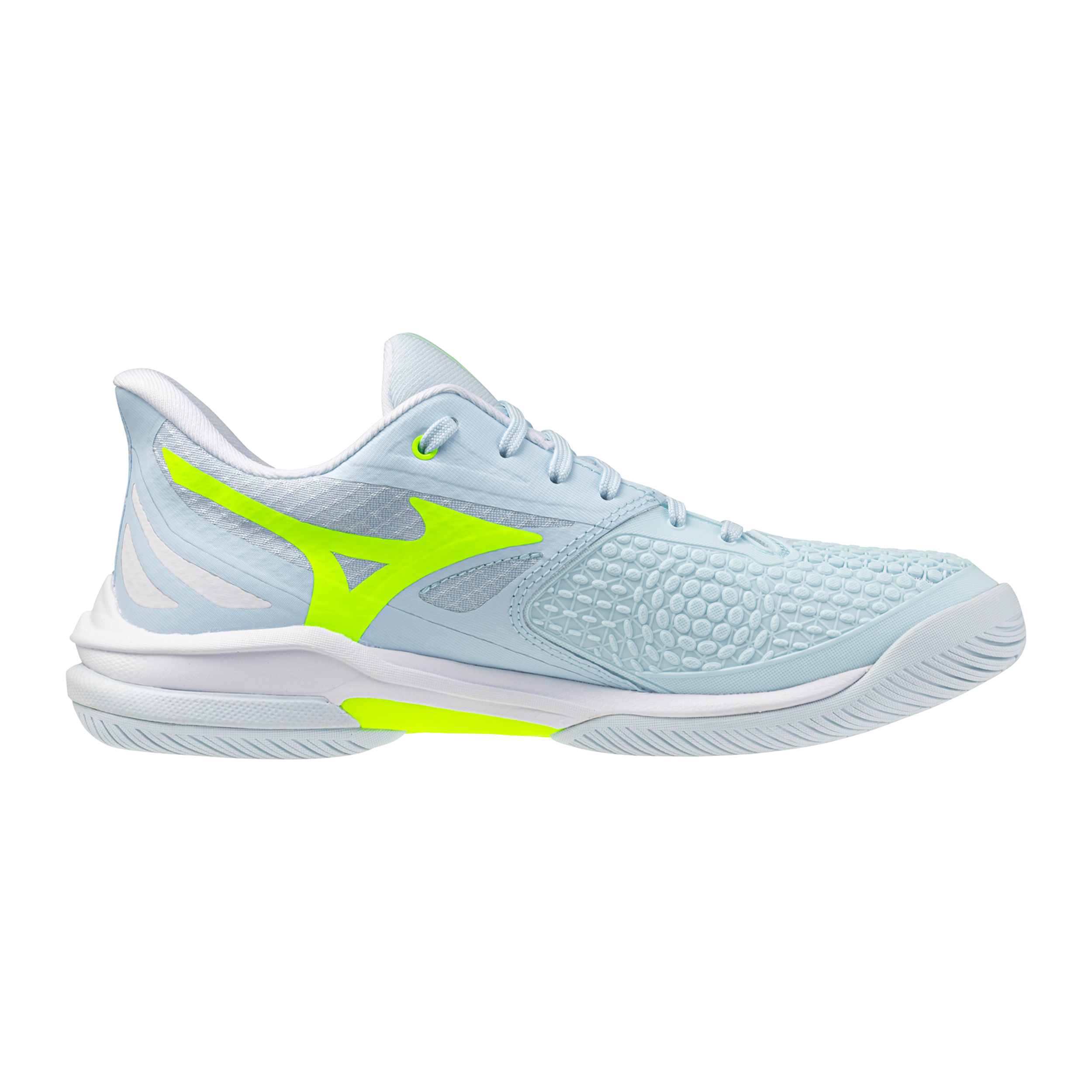 Mizuno Wave Exceed Tour 7 AC Women's Tennis Shoe - Ice Water-Lightning Yellow (IW3F)