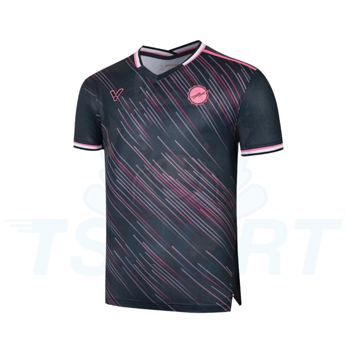 Victor x Anders Antonsen Knitted T-Shirt T-65006 C - Black