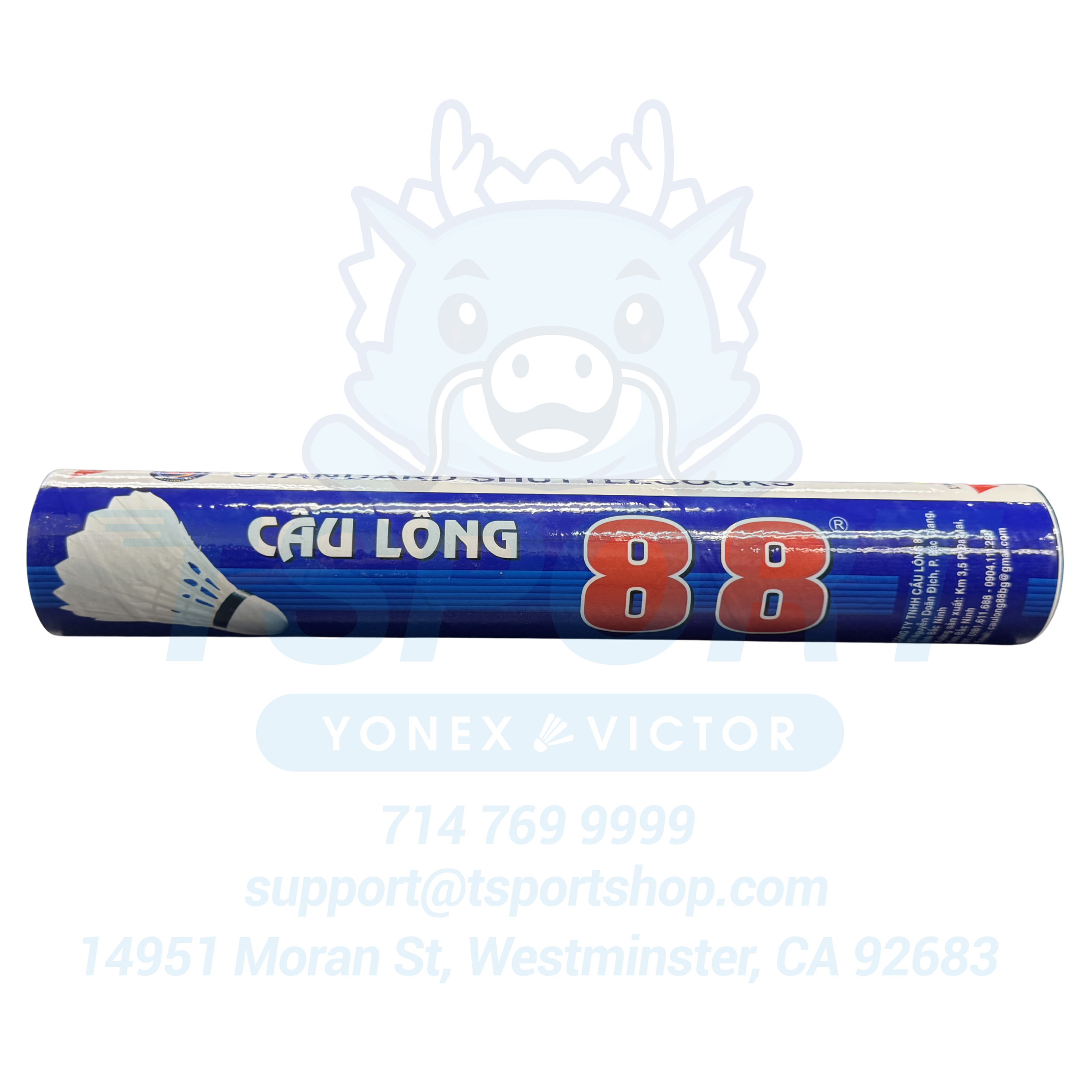 88 Duck Feather Shuttlecocks - 1 tube 12 pcs - Ống Cầu Lông 88