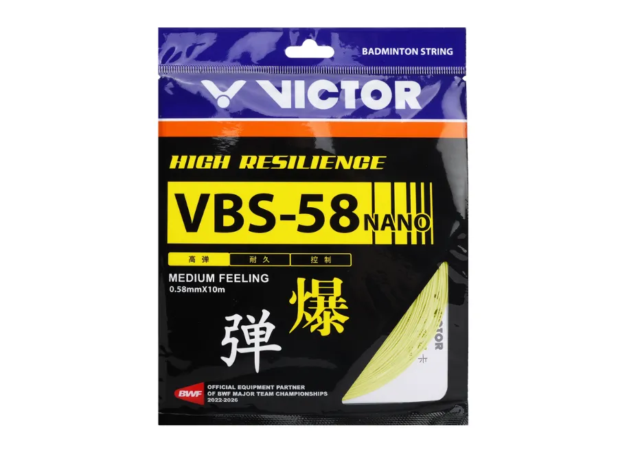 Victor VBS-58 Nano Badminton String - 0.58mm x 10m