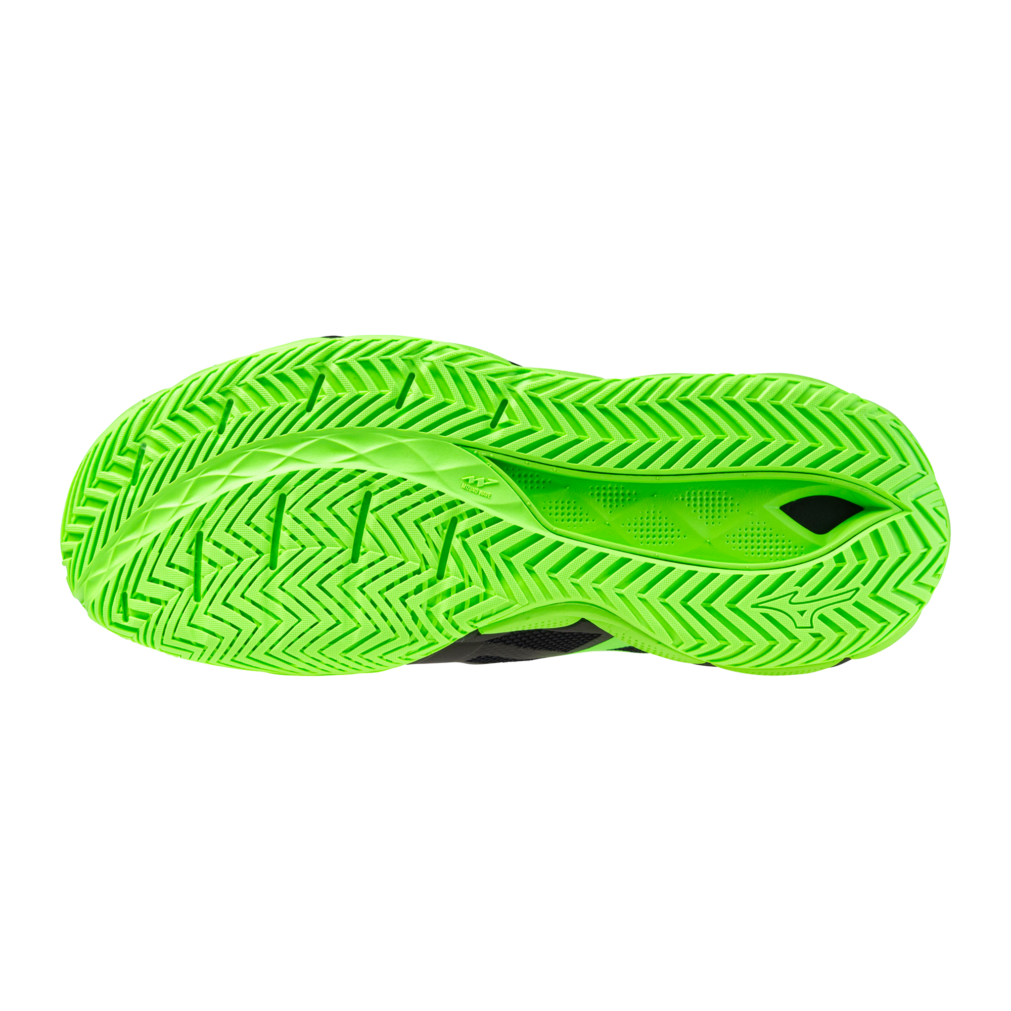 Chaussure de tennis Mizuno Wave Enforce Tour 2 AC pour hommes - Noir-Pomme Lumineuse