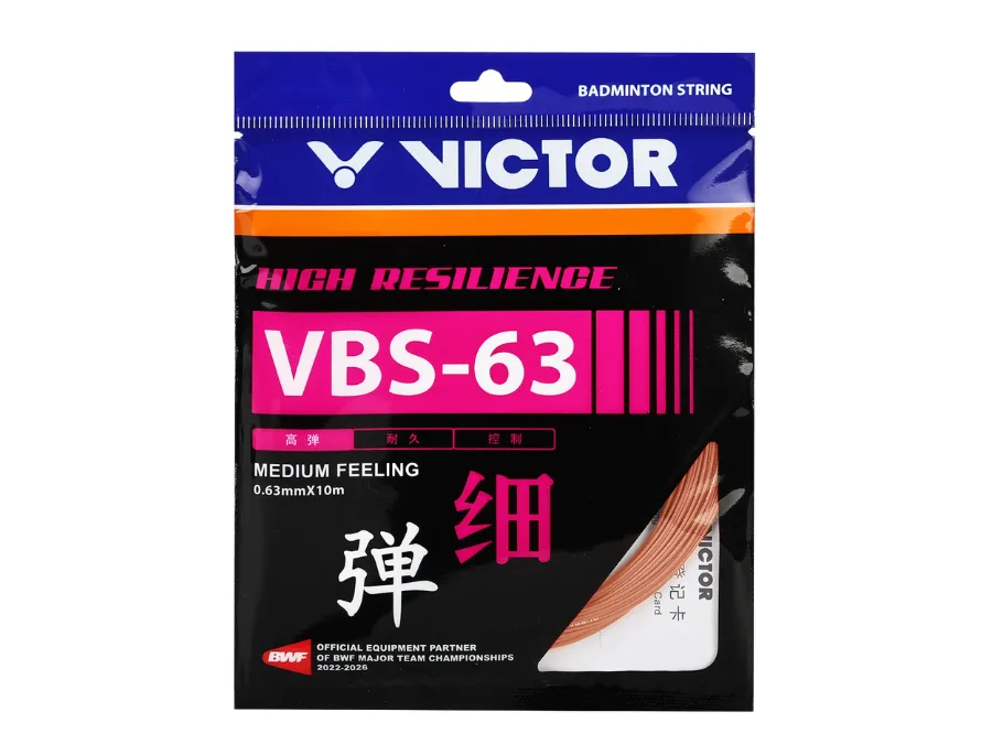 Victor VBS-63 Badminton String - 0.63mm x 10m