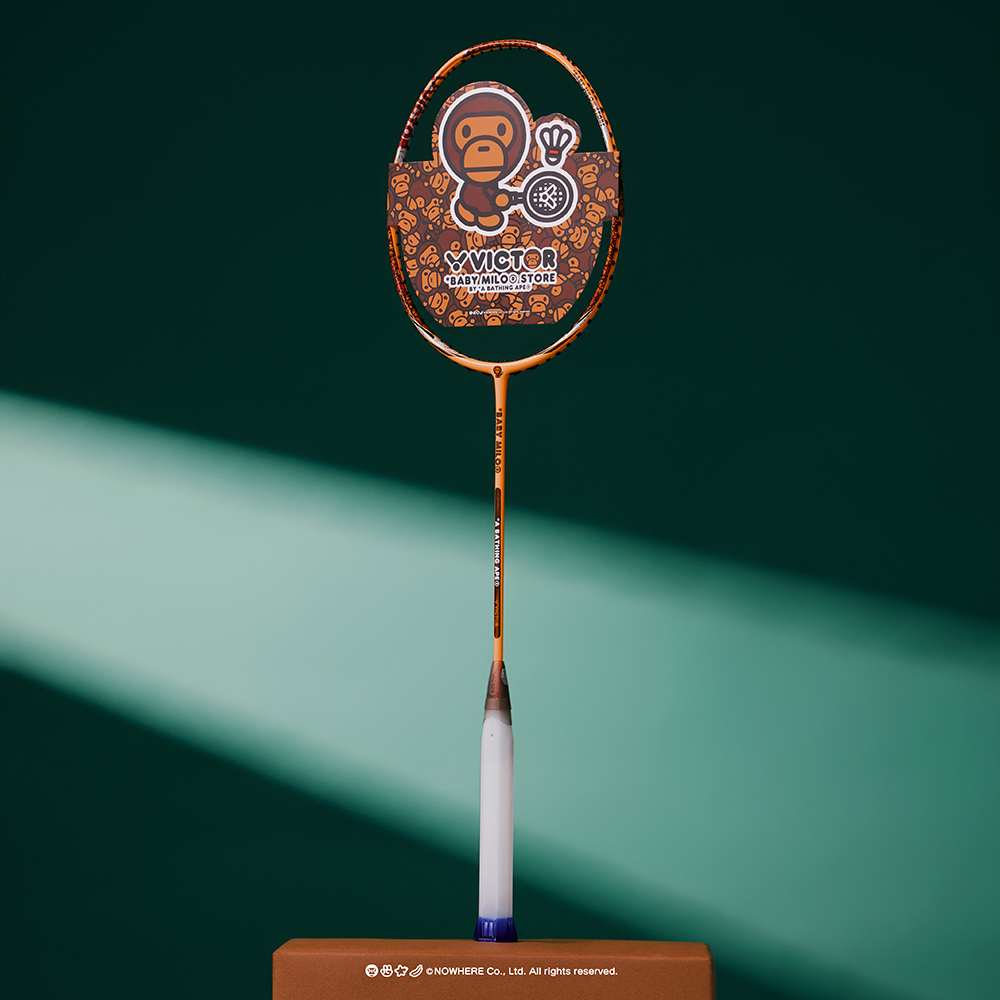 Victor x Baby Milo Store Auraspeed Badminton Racket - Milo Orange