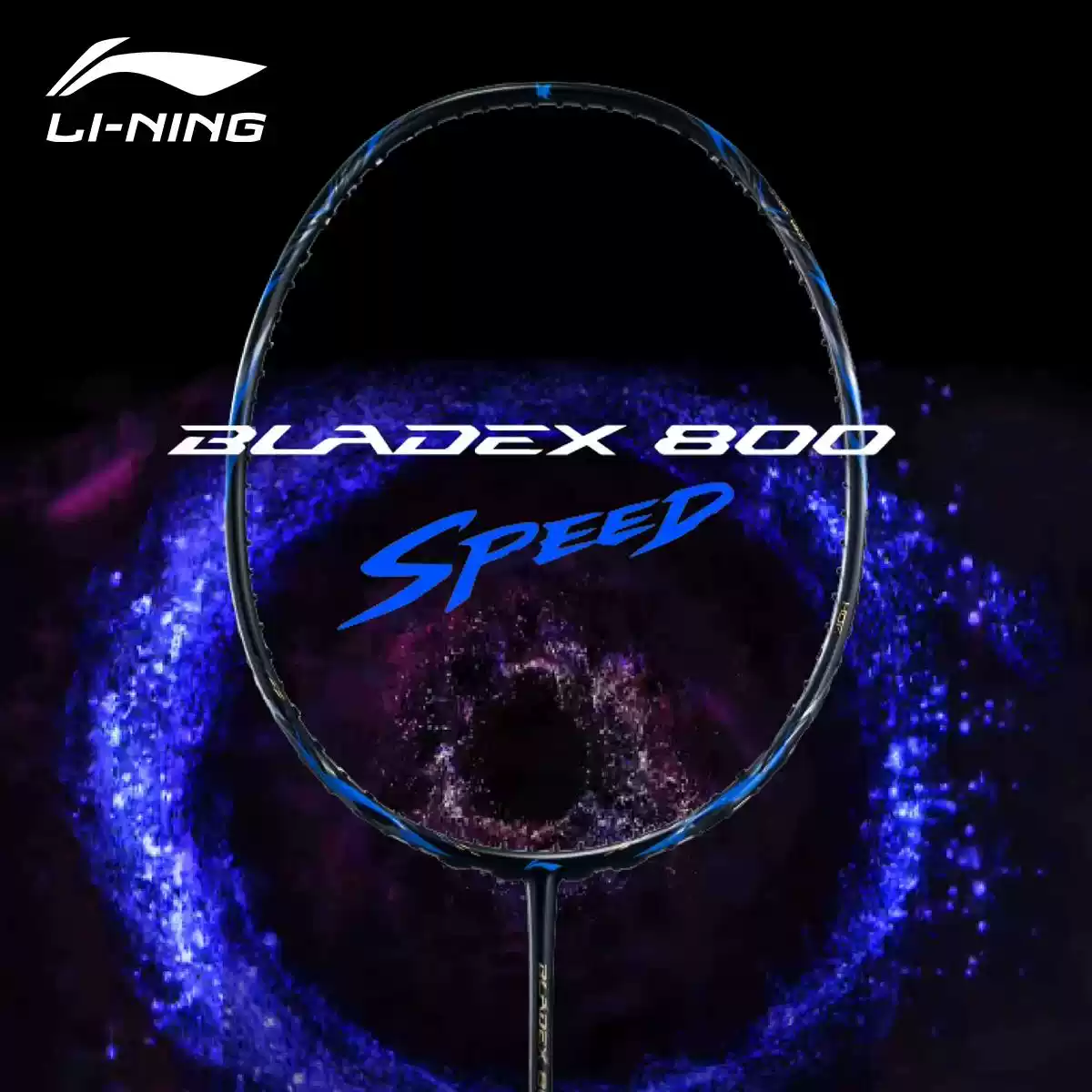 Li-Ning Bladex 800 Speed Badminton Racket- Storm Blue