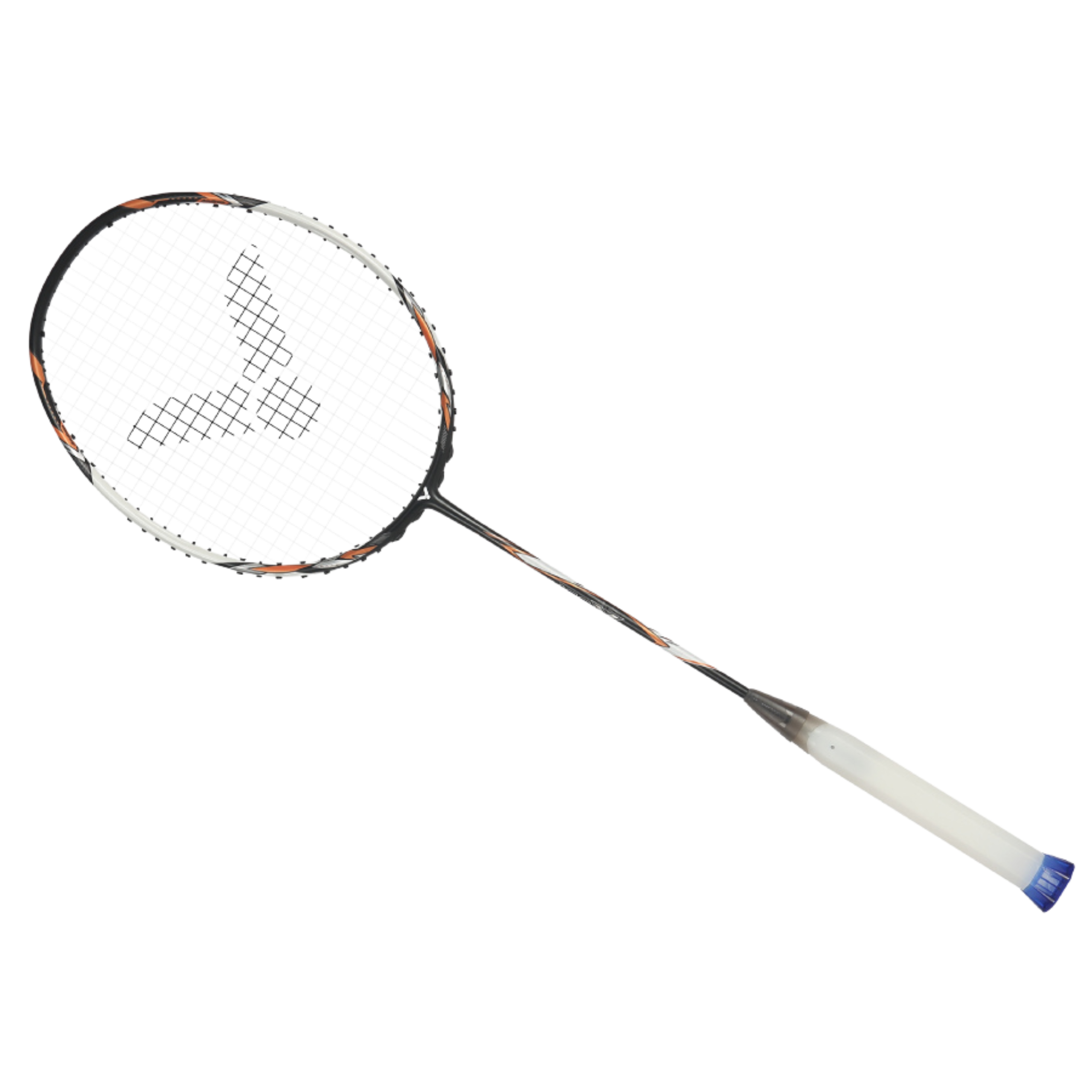 Victor Auraspeed 100X TD CO Badminton Racket - Black Orange