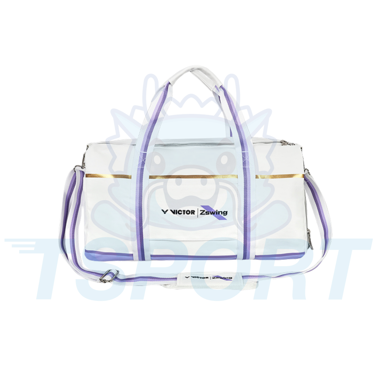 Victor x Zheng Si Wei Collection 2.0 Travel Badminton Bag BG5580ZSW - White / Pastel Lilac