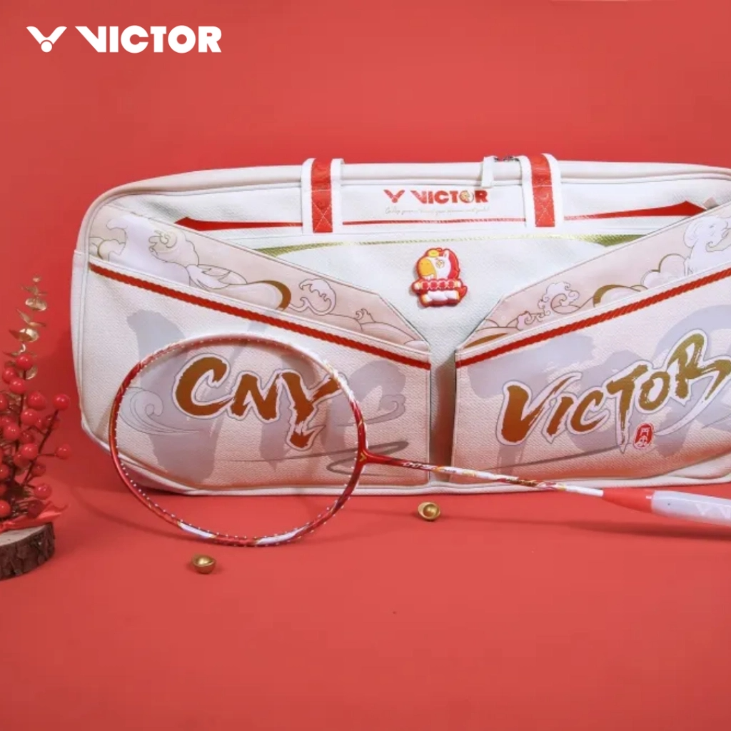 Victor CNY 2026 Edition Rectangular Racket Bag (BR5651CNY-LD) White/Red
