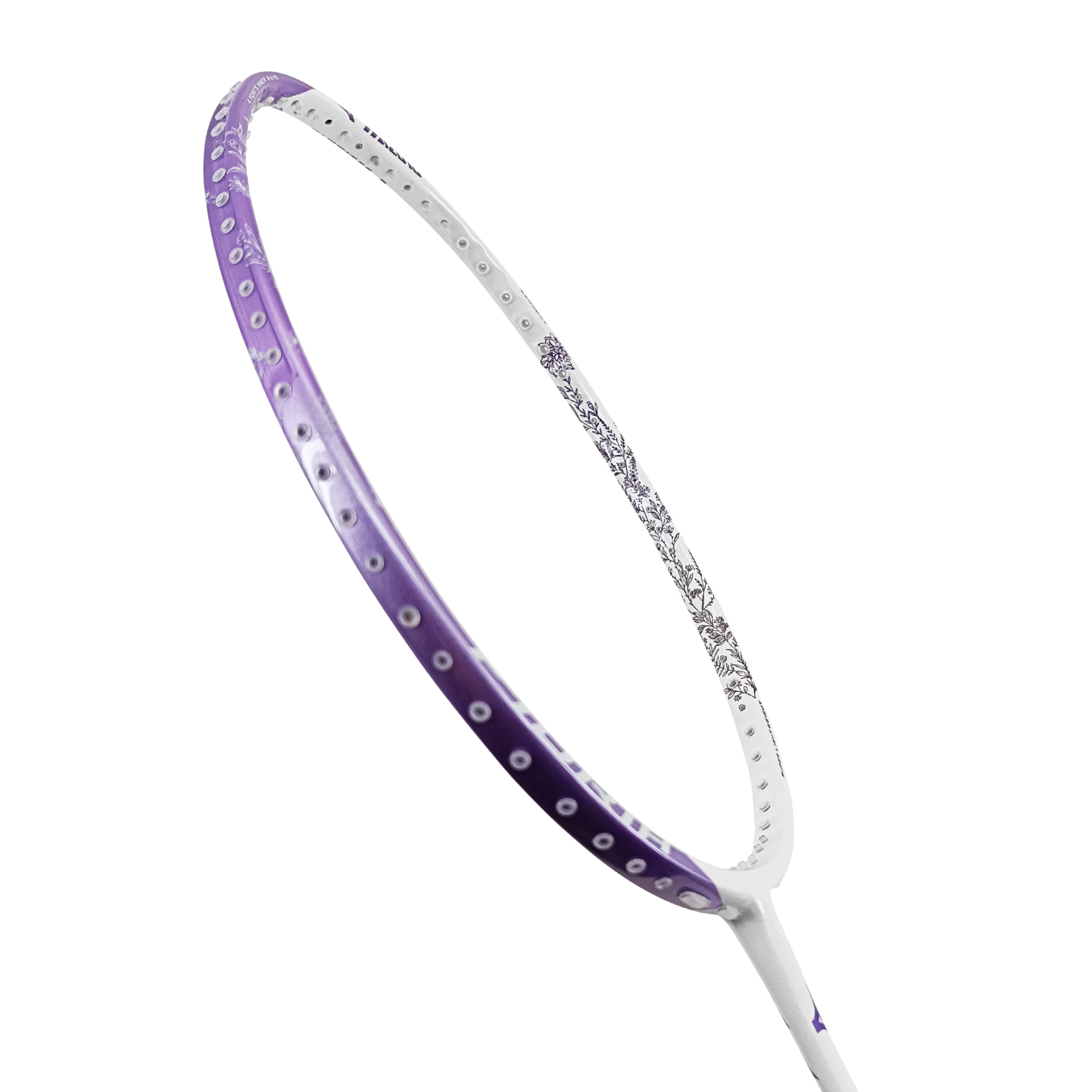 Raquette de badminton Mizuno Fioria Lite - Blanc nacré/Lueur lavande