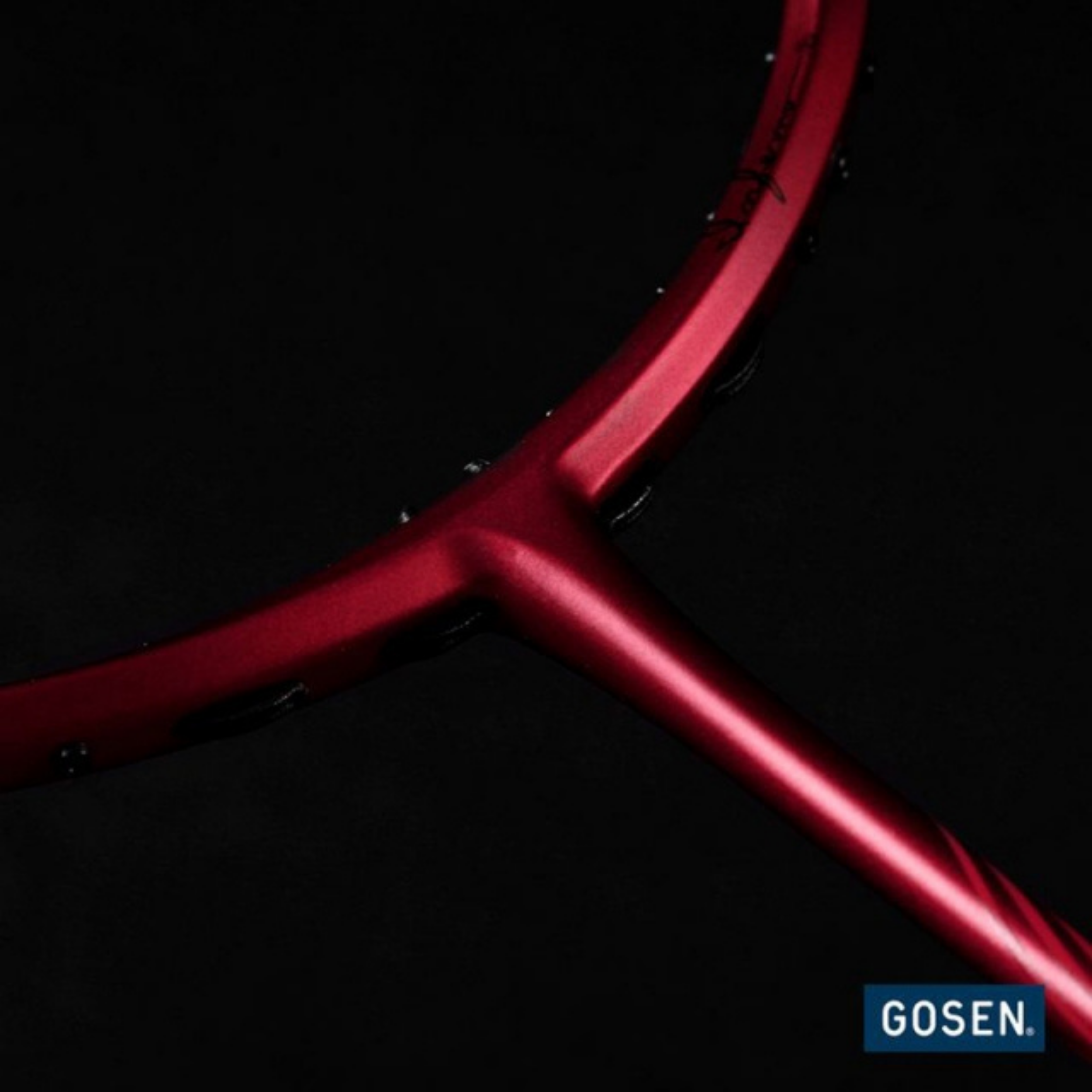 Gosen Inferno Raid Badminton Racket - Matte Red