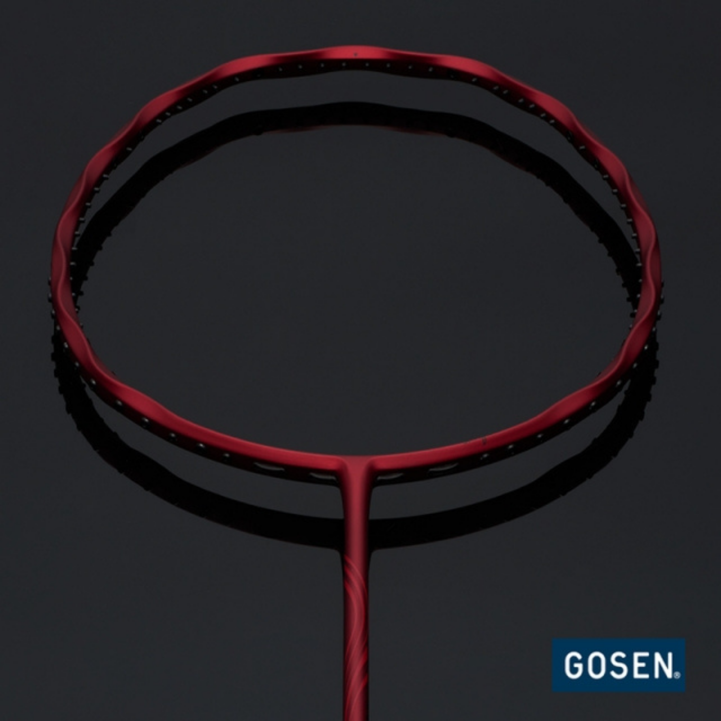 Raquette de badminton Gosen Inferno Raid - Rouge mat