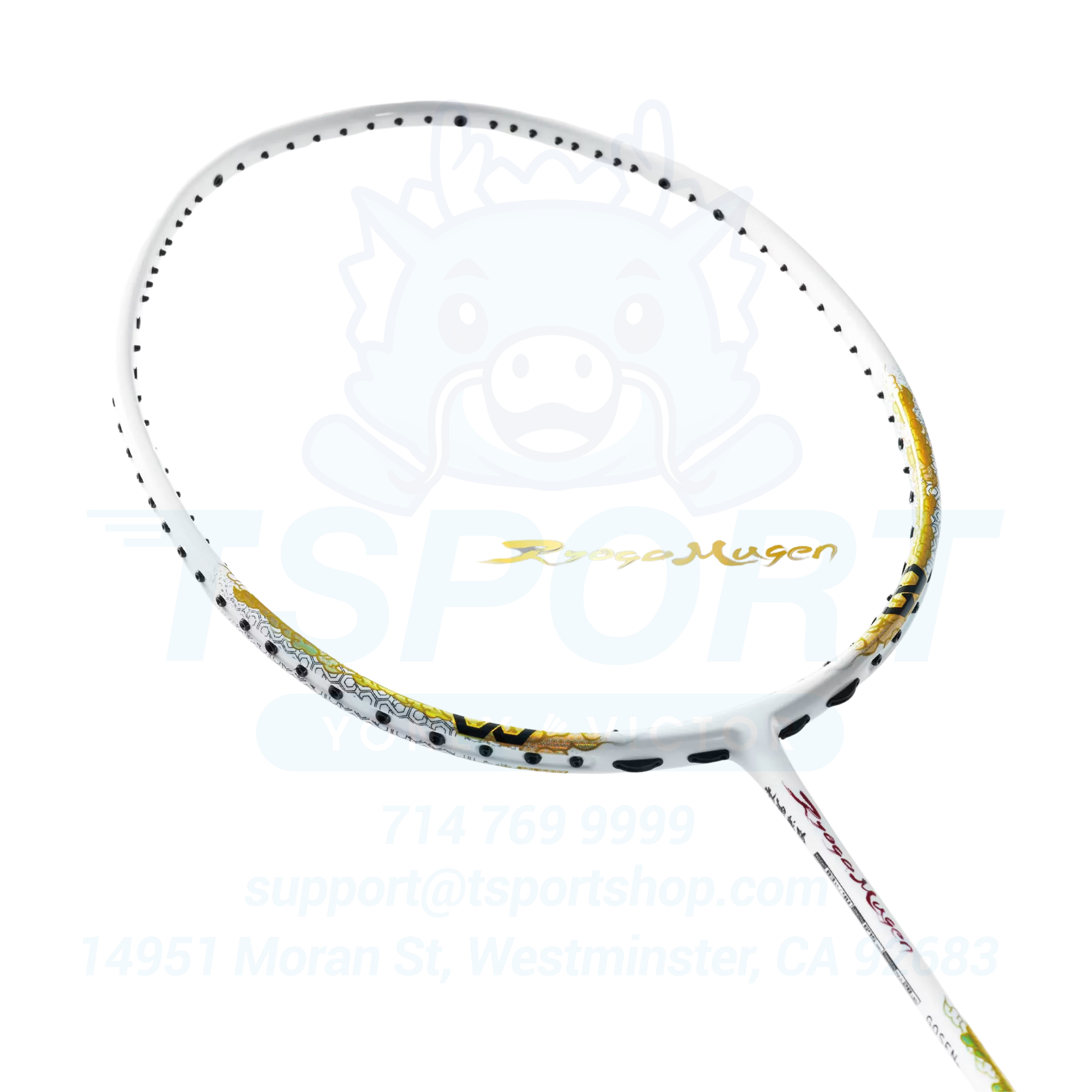 Gosen Ryoga Mugen Badminton Racket - White