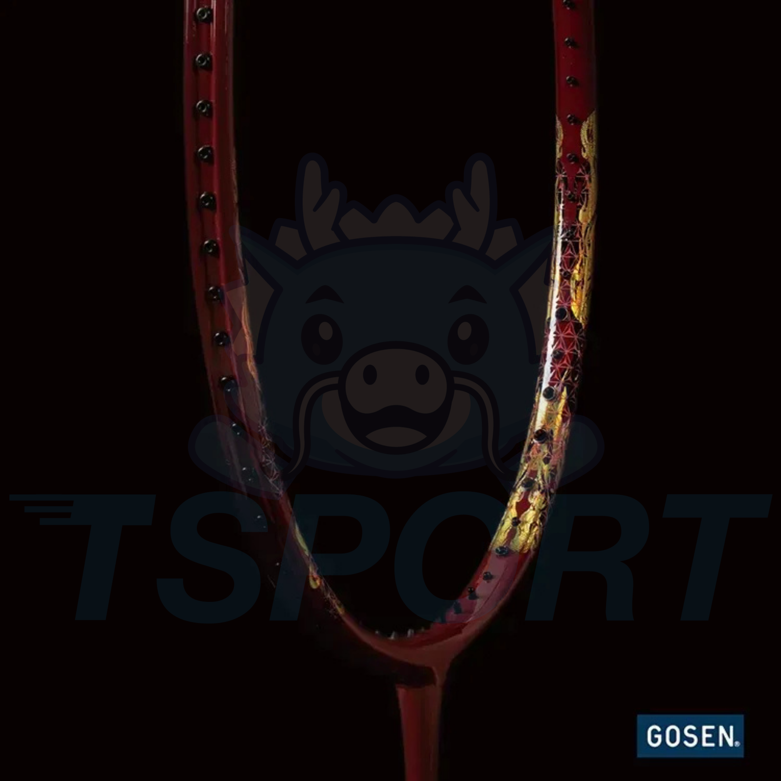 Raquette de badminton Gosen Ryoga Musou - Rouge Sunrise