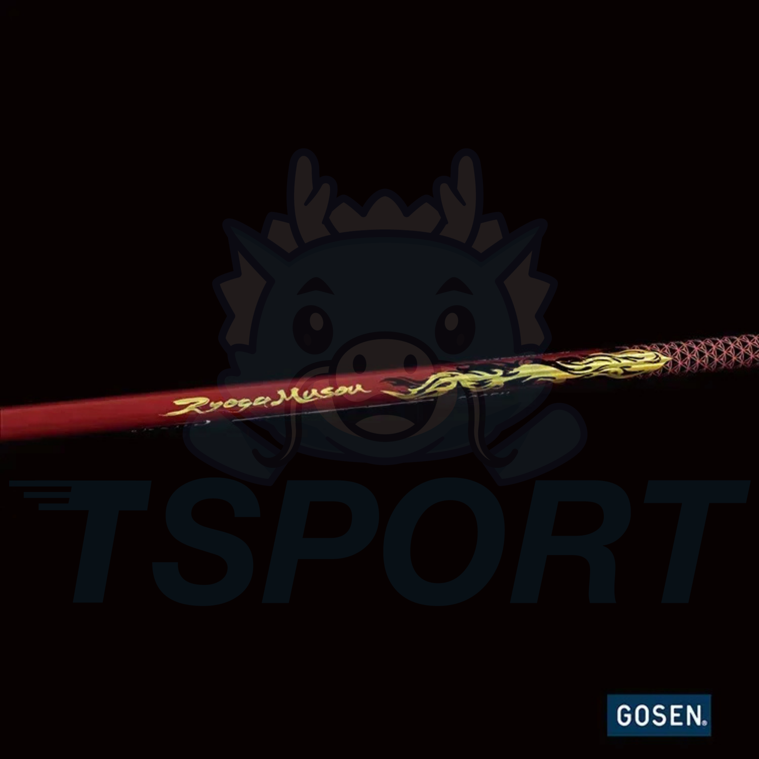 Raquette de badminton Gosen Ryoga Musou - Rouge Sunrise