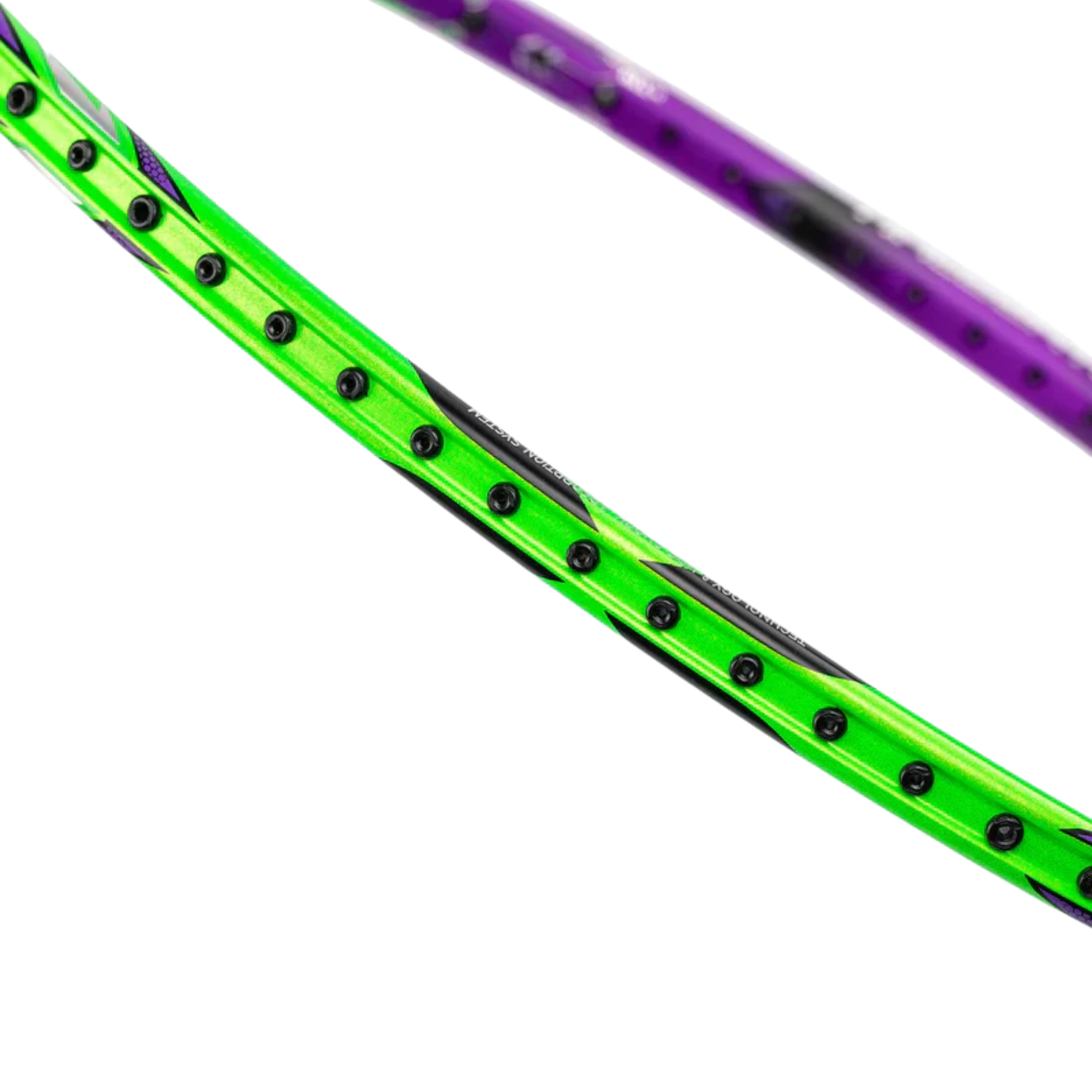 Raquette de badminton Li-Ning Halbertec 9000 - Vert / Violet