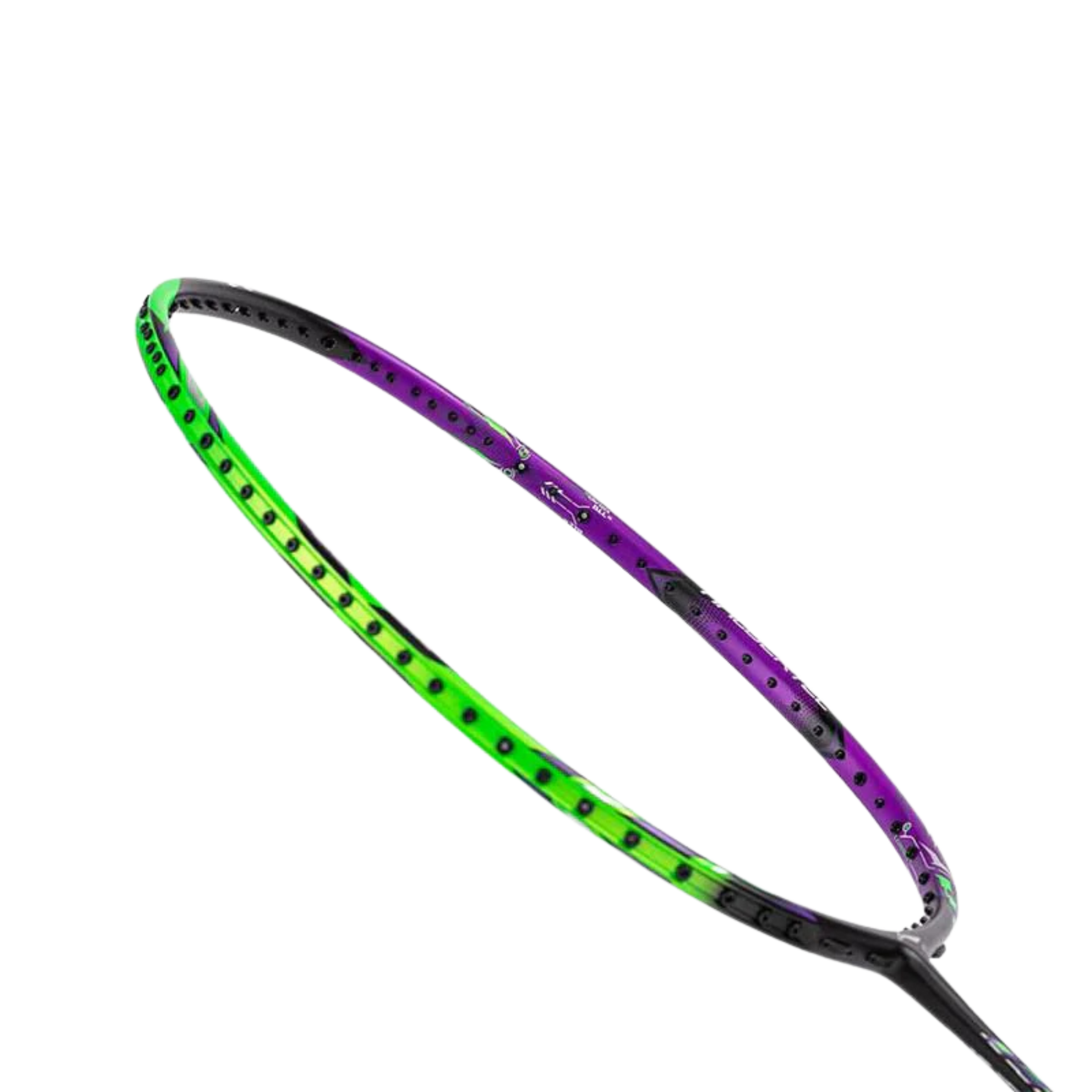 Raquette de badminton Li-Ning Halbertec 9000 - Vert / Violet