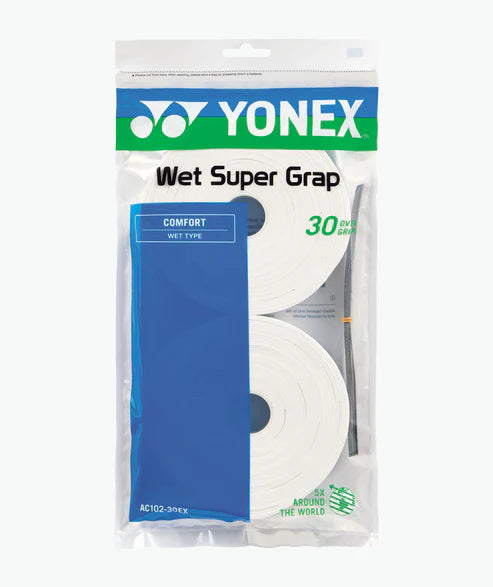 Yonex Wet Super Grap Overgrip 30-Pack AC102-30