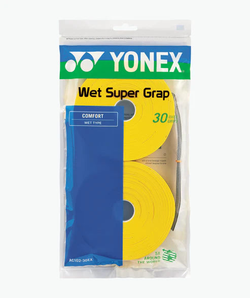 Yonex Wet Super Grap Overgrip 30-Pack AC102-30