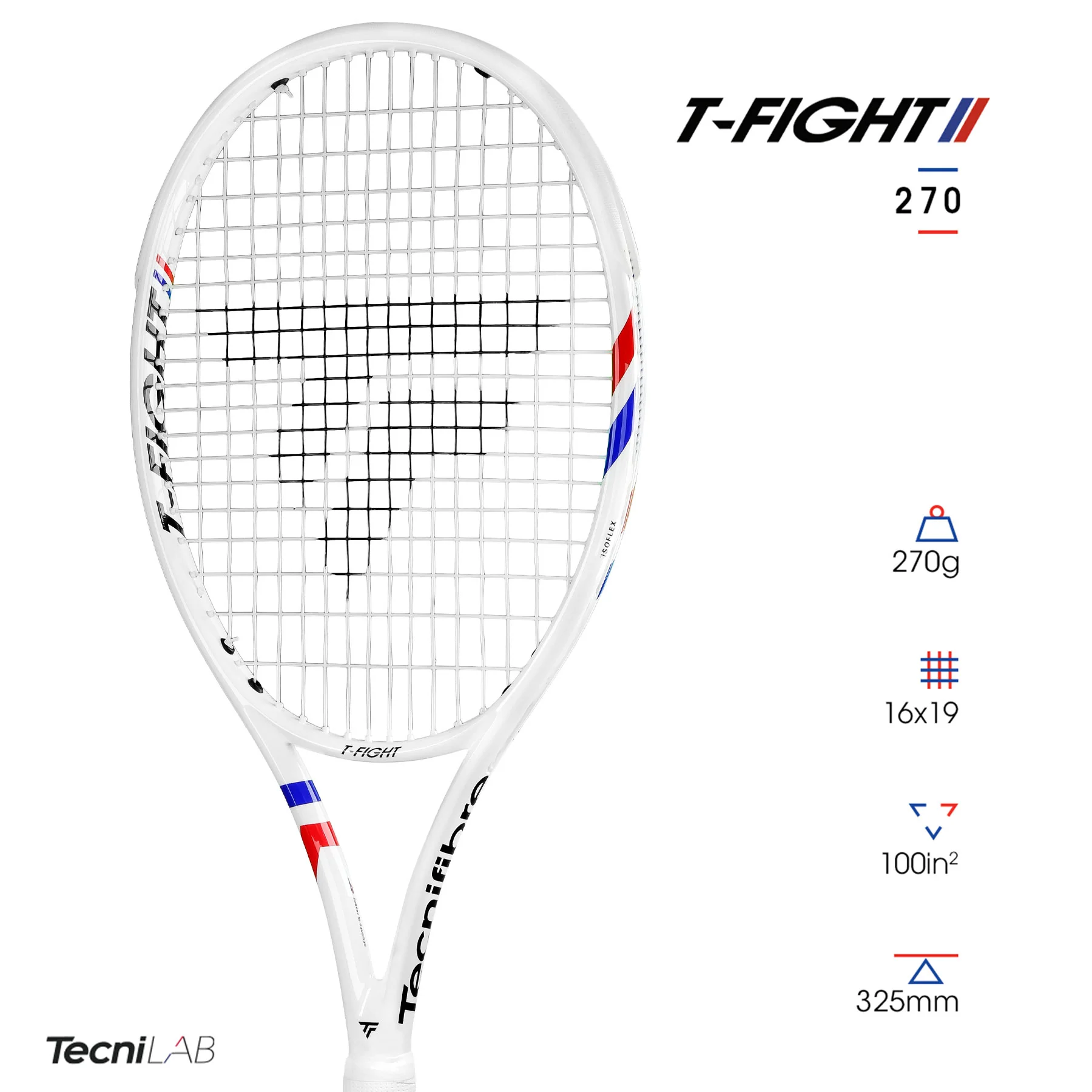 Raquette de tennis Tecnifibre T-FIGHT 270
