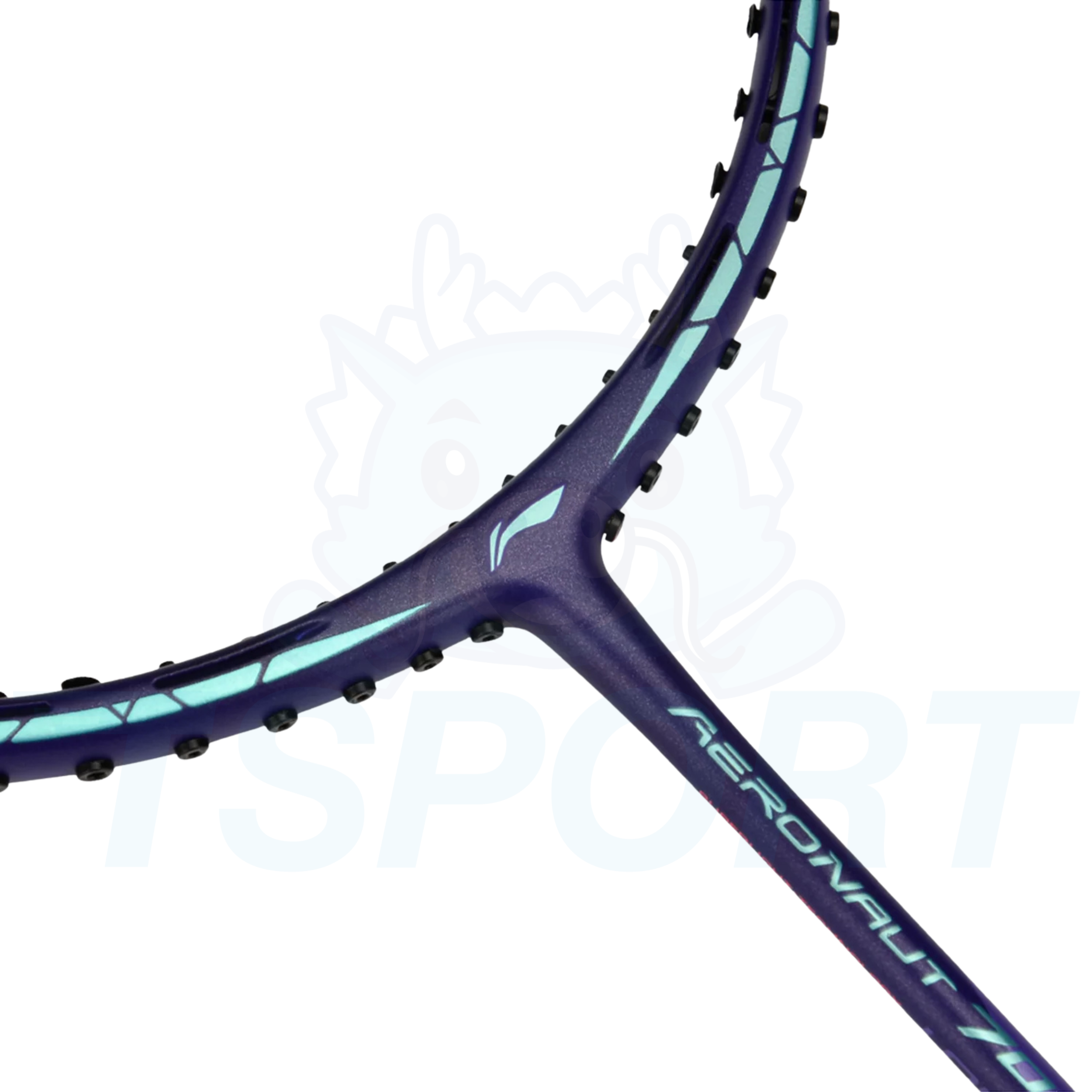 Raquette de Badminton Li-Ning Aeronaut 7000 Instinct - Violet / Vert