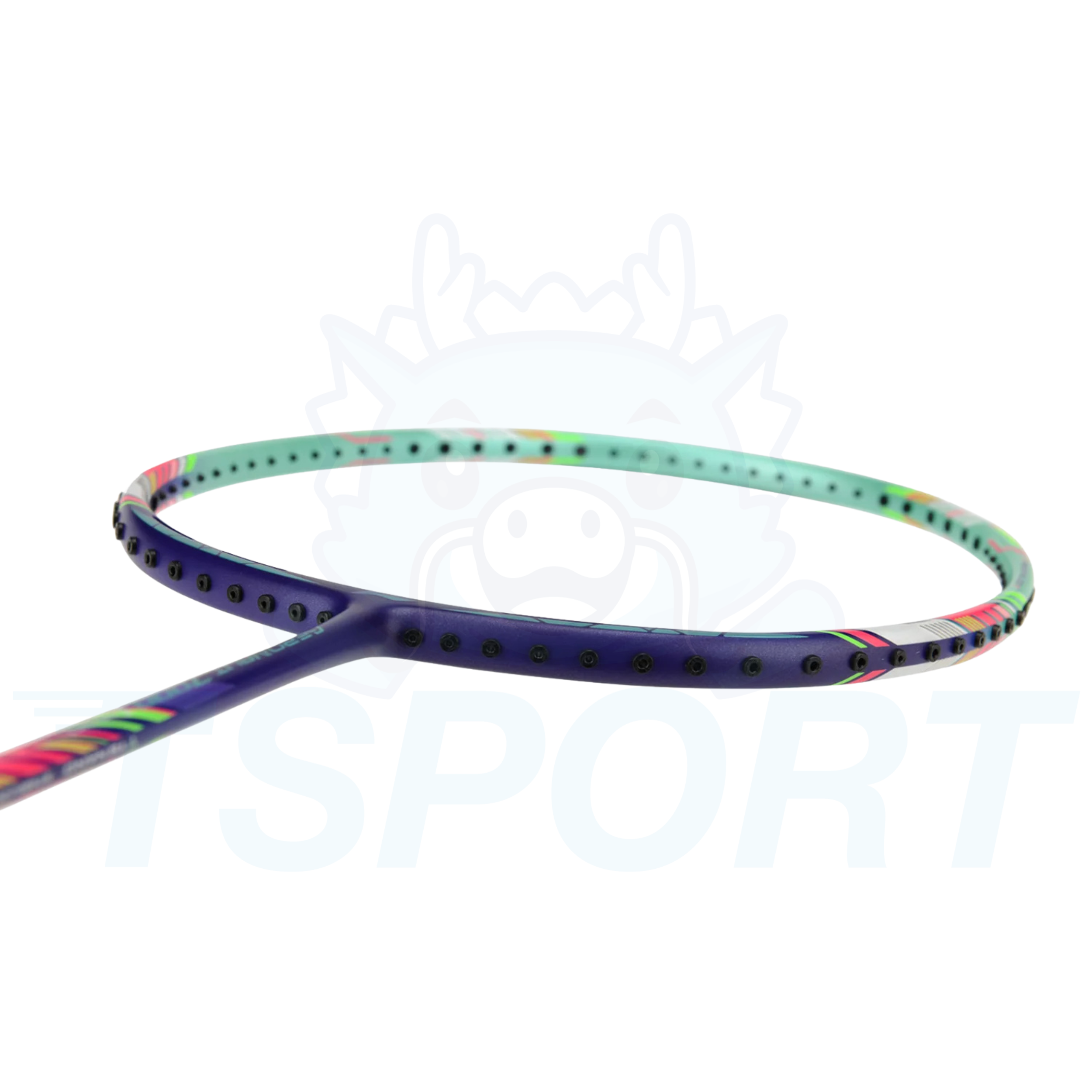 Raquette de Badminton Li-Ning Aeronaut 7000 Instinct - Violet / Vert