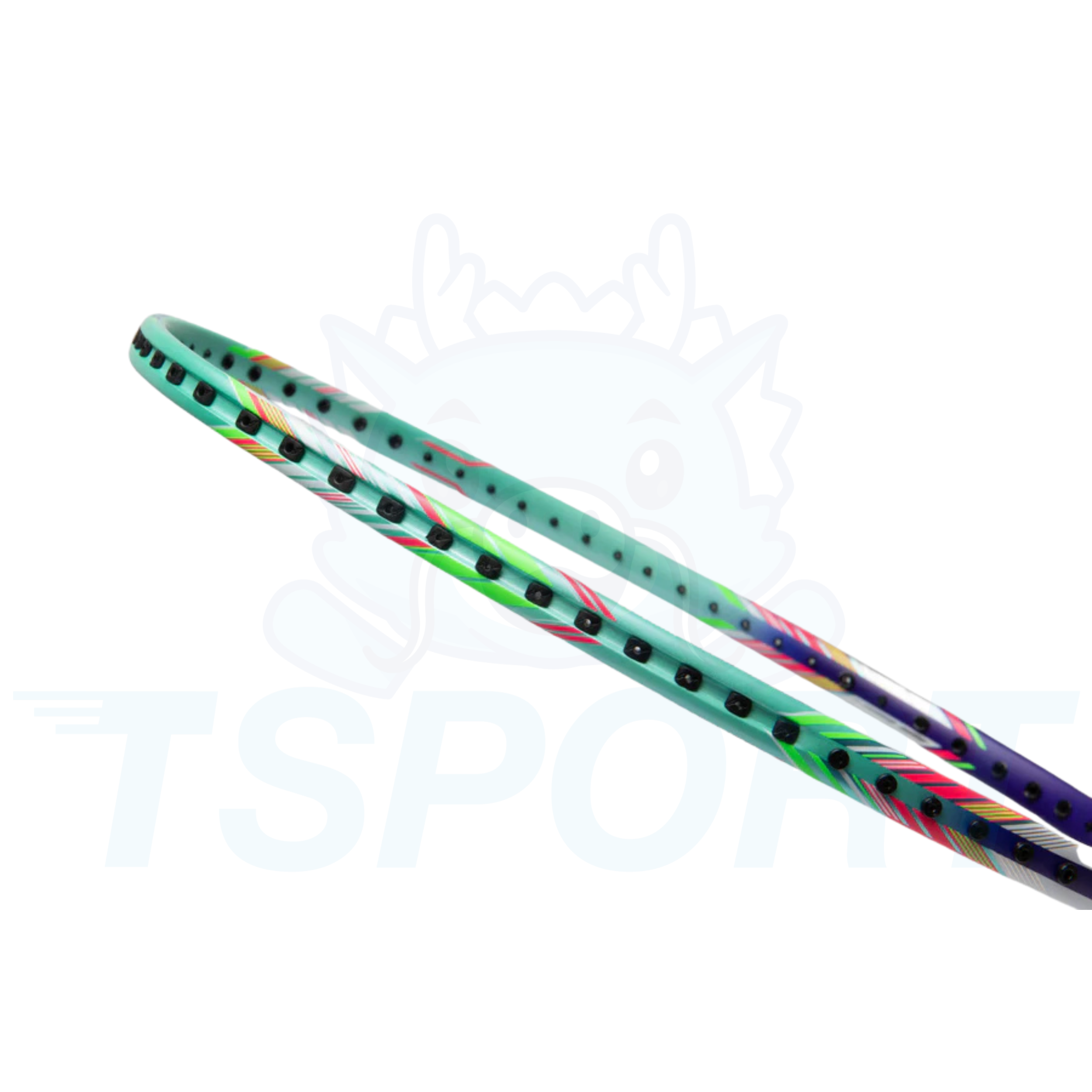 Raquette de Badminton Li-Ning Aeronaut 7000 Instinct - Violet / Vert