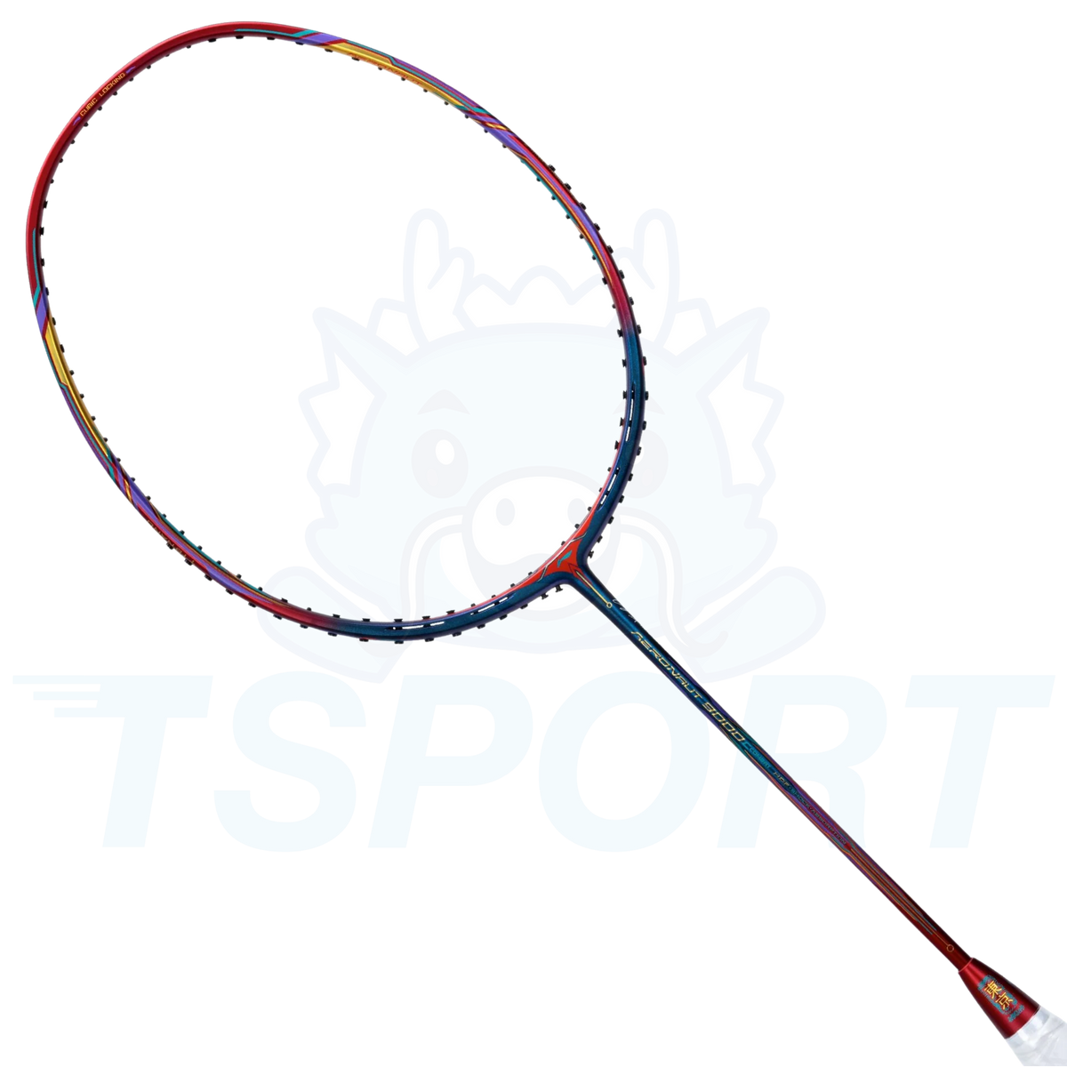 Li-Ning x Yuta Watanabe Aeronaut 9000C Badminton Racket - Navy Red