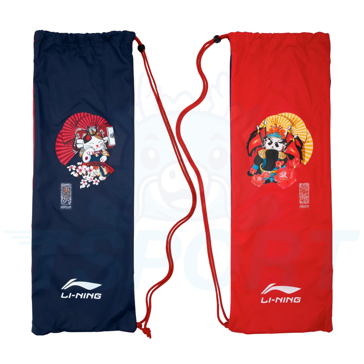 Li-Ning x Yuta Watanabe Aeronaut 9000C Badminton Racket - Navy Red