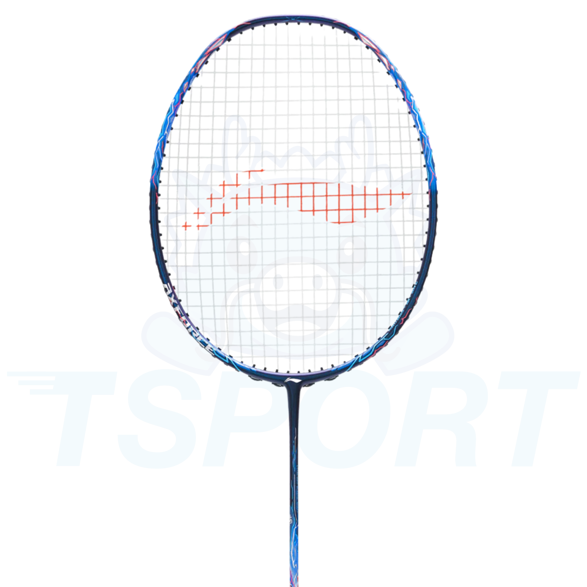 Raquette de badminton Li-Ning Axforce 90 Dragon Long Max - Bleu