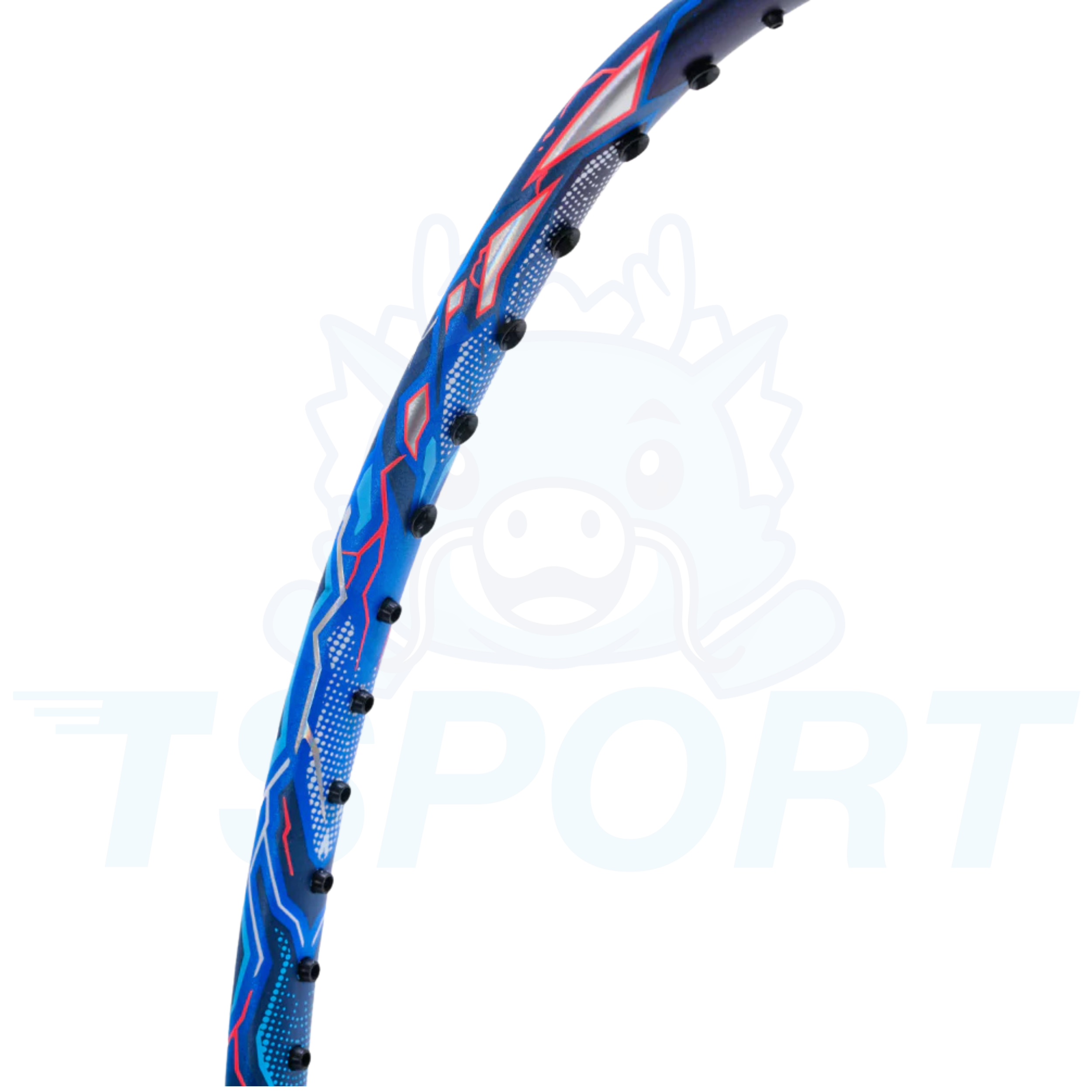 Raquette de badminton Li-Ning Axforce 90 Dragon Long Max - Bleu