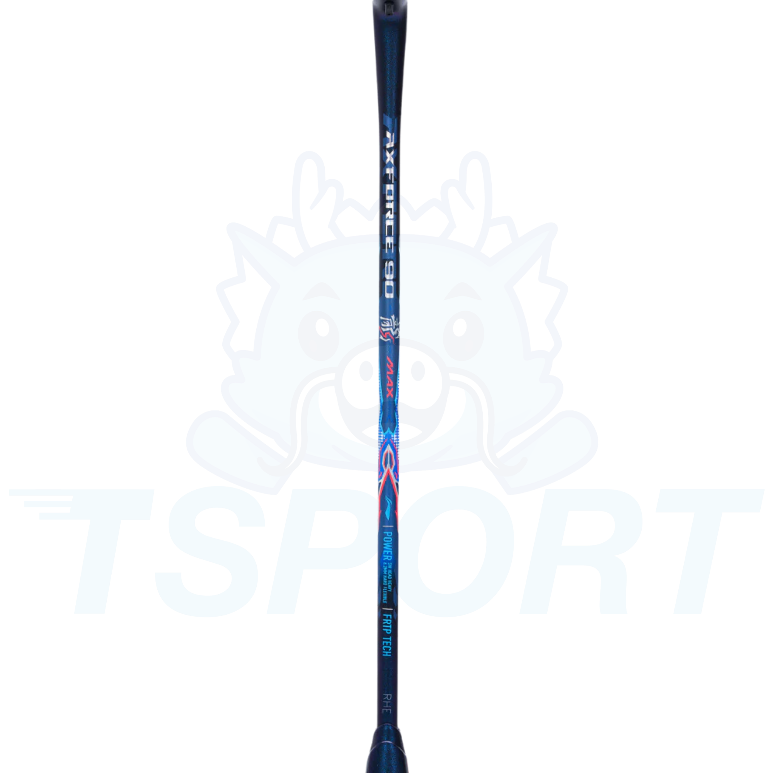 Raquette de badminton Li-Ning Axforce 90 Dragon Long Max - Bleu