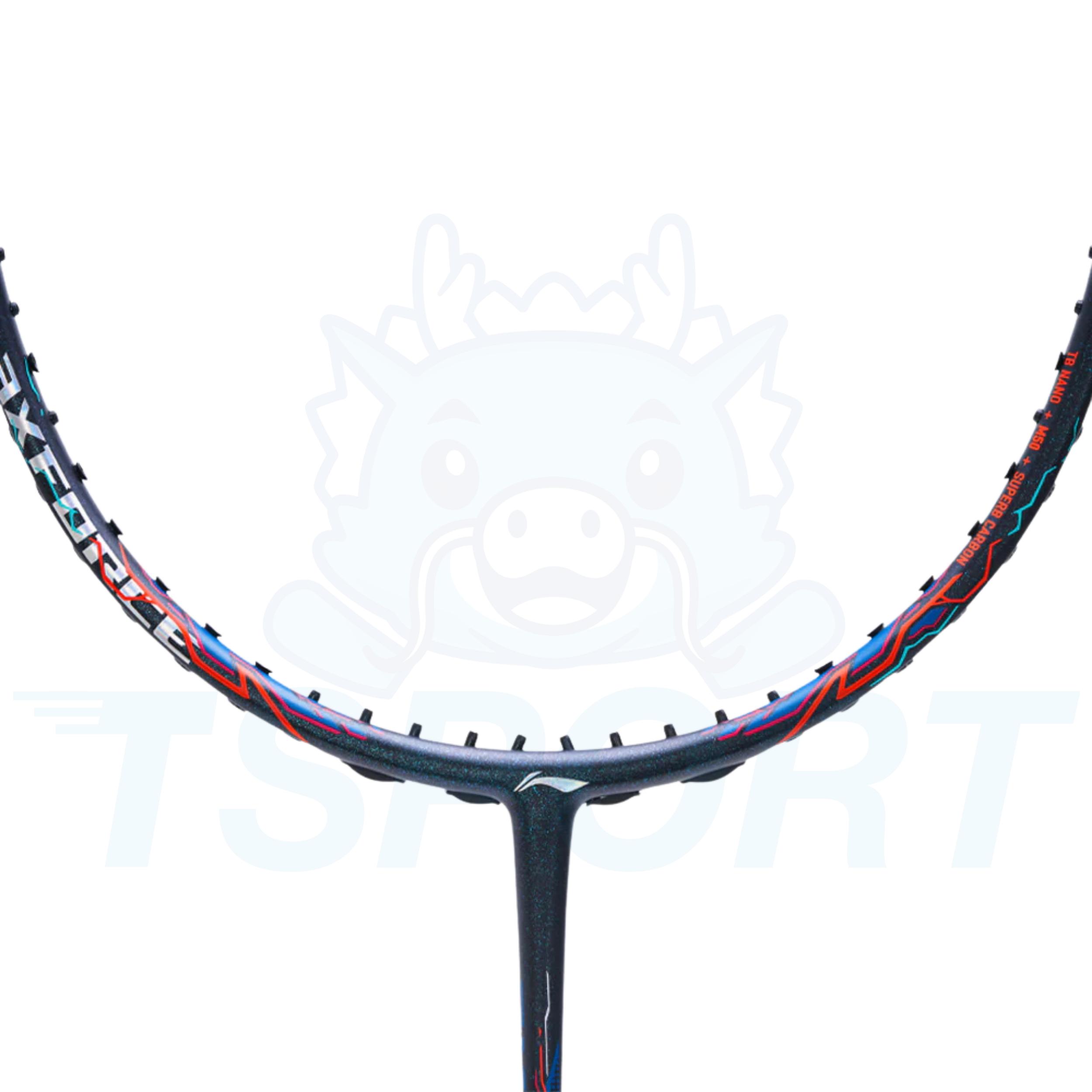 Raquette de badminton Li-Ning Axforce 90 Tiger Max - Rouge
