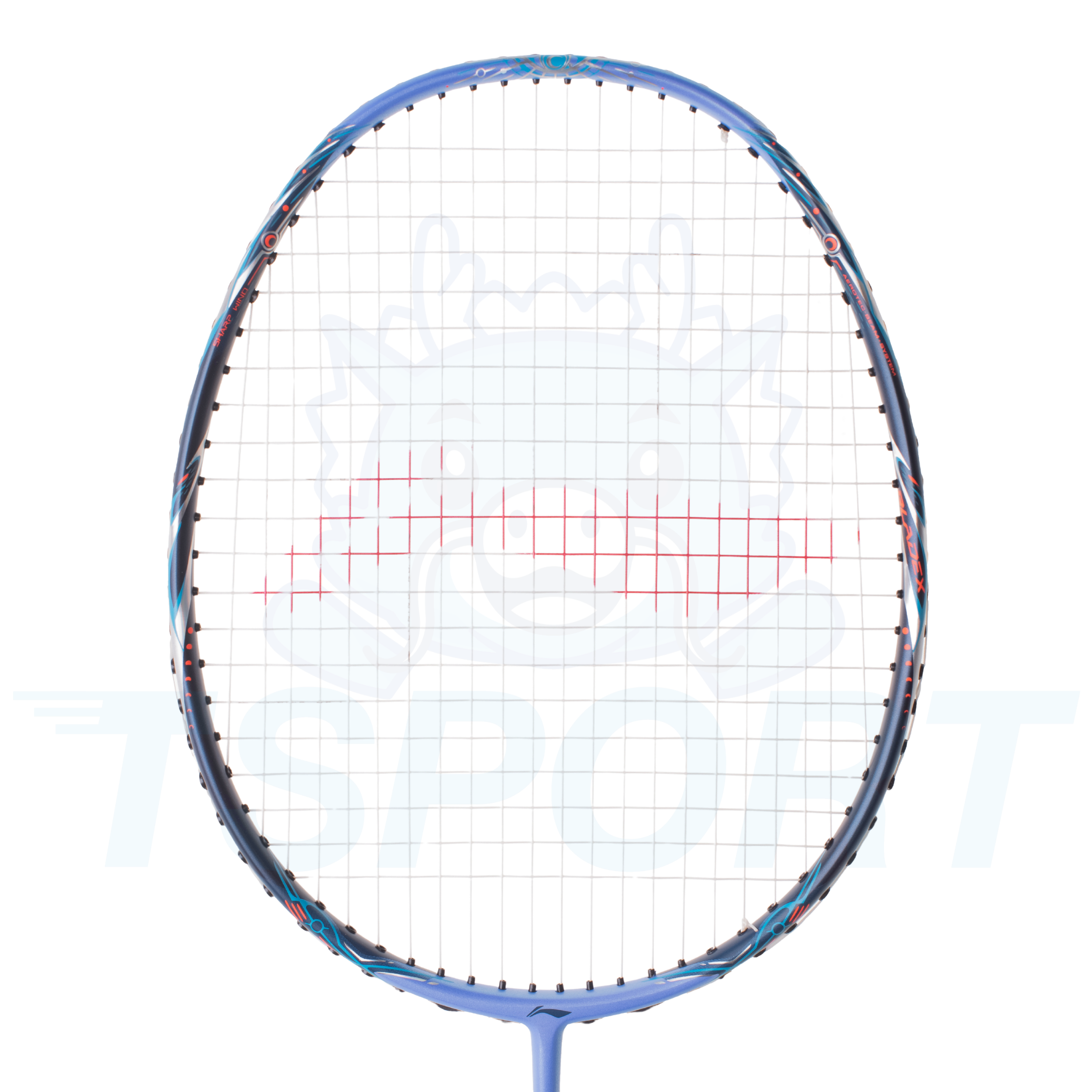 Boîte cadeau de raquette de badminton Li-Ning BladeX 900 Moon Max - Bleu brodé